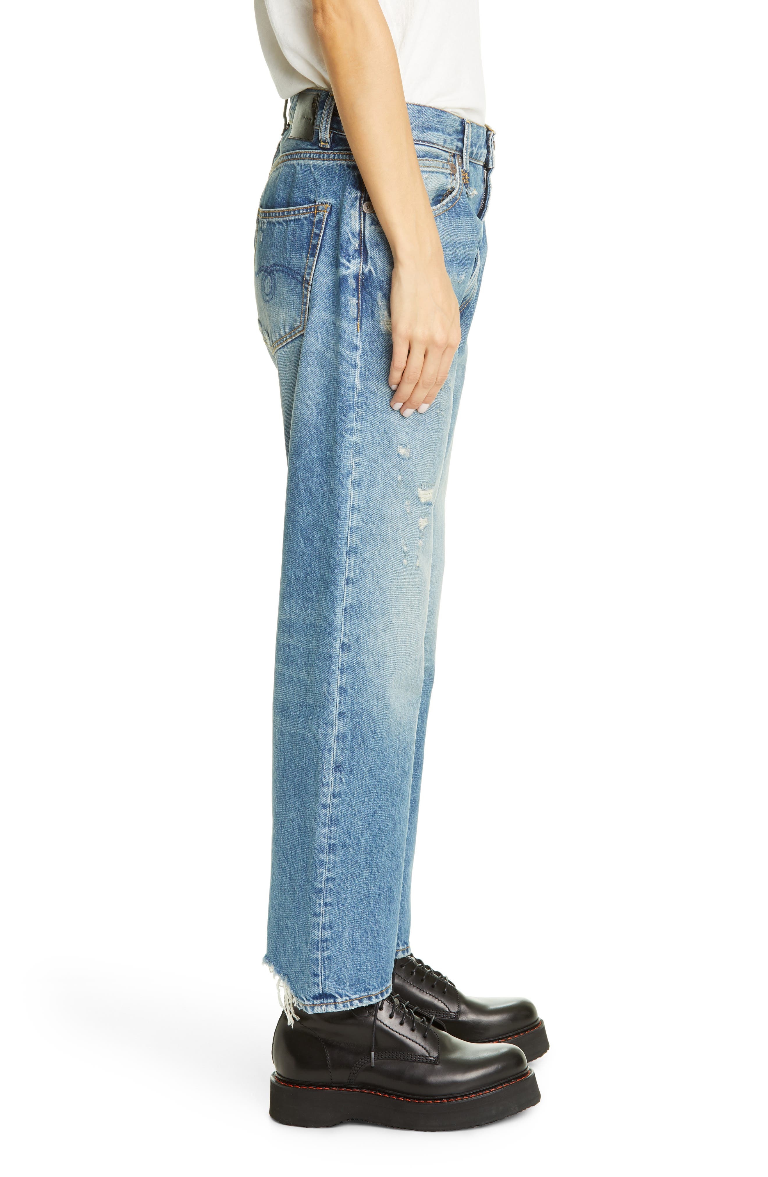 Distressed Boyfriend Jeans - 3