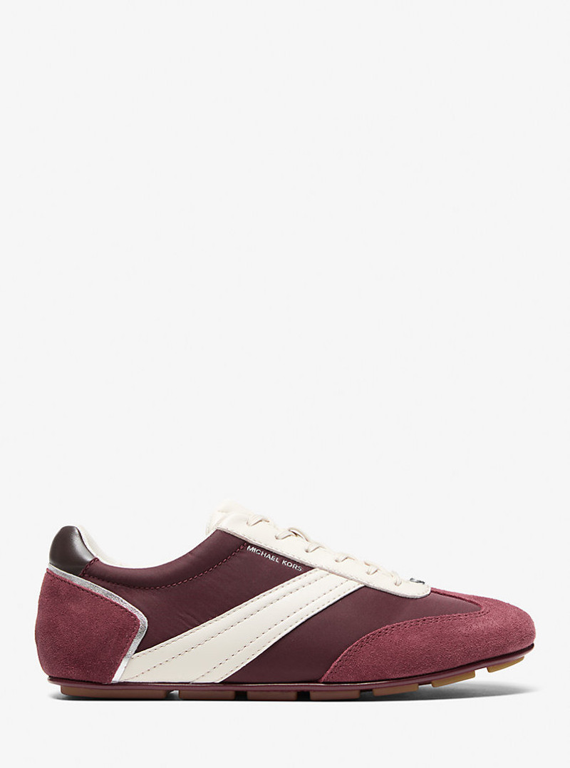MICHAEL KORS Susie Mixed-Media Sneaker outlook