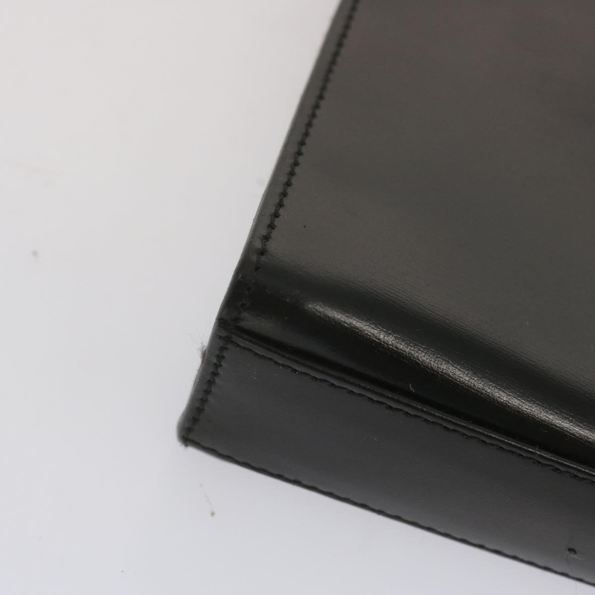 GUCCI Hand Bag Leather Black - 8