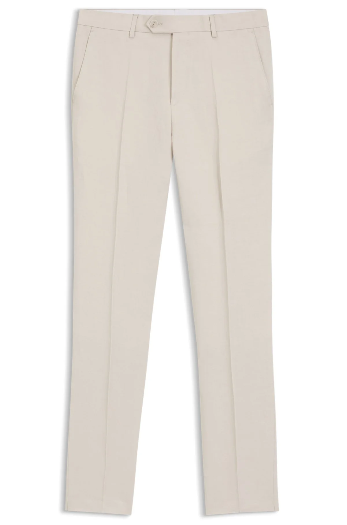BOSS BY BECKHAM SLIM-FIT PANTS WITH MICRO PATTERN - 1