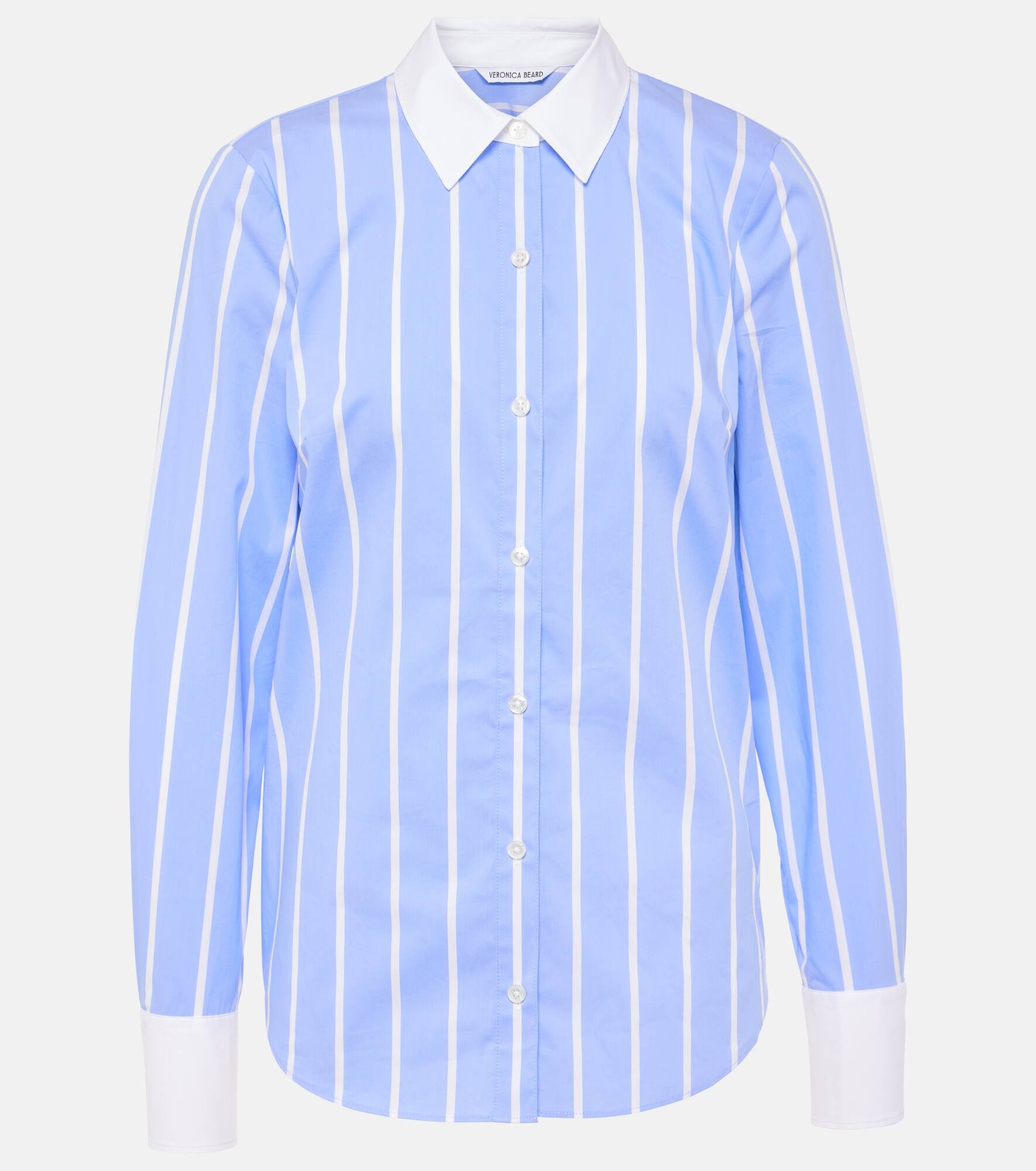 Marisol striped cotton poplin shirt - 1