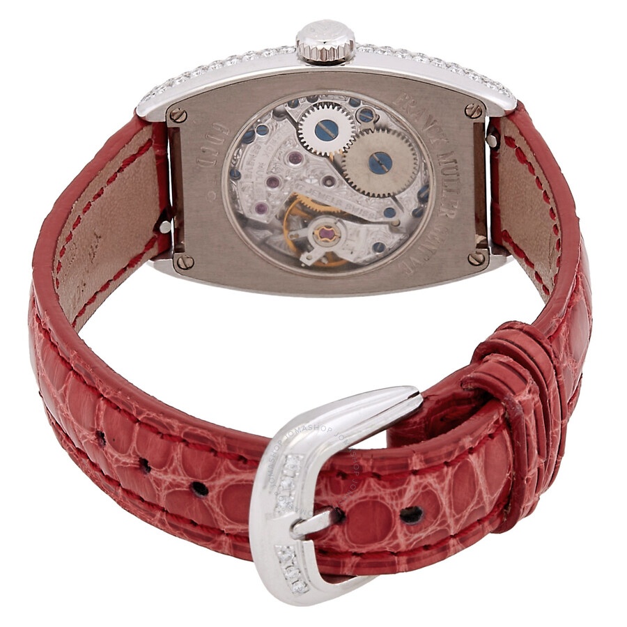 Franck Muller Cintree Curvex Hand Wind Diamond Silver Dial Watch 1750 S6 G D CD OG - 3