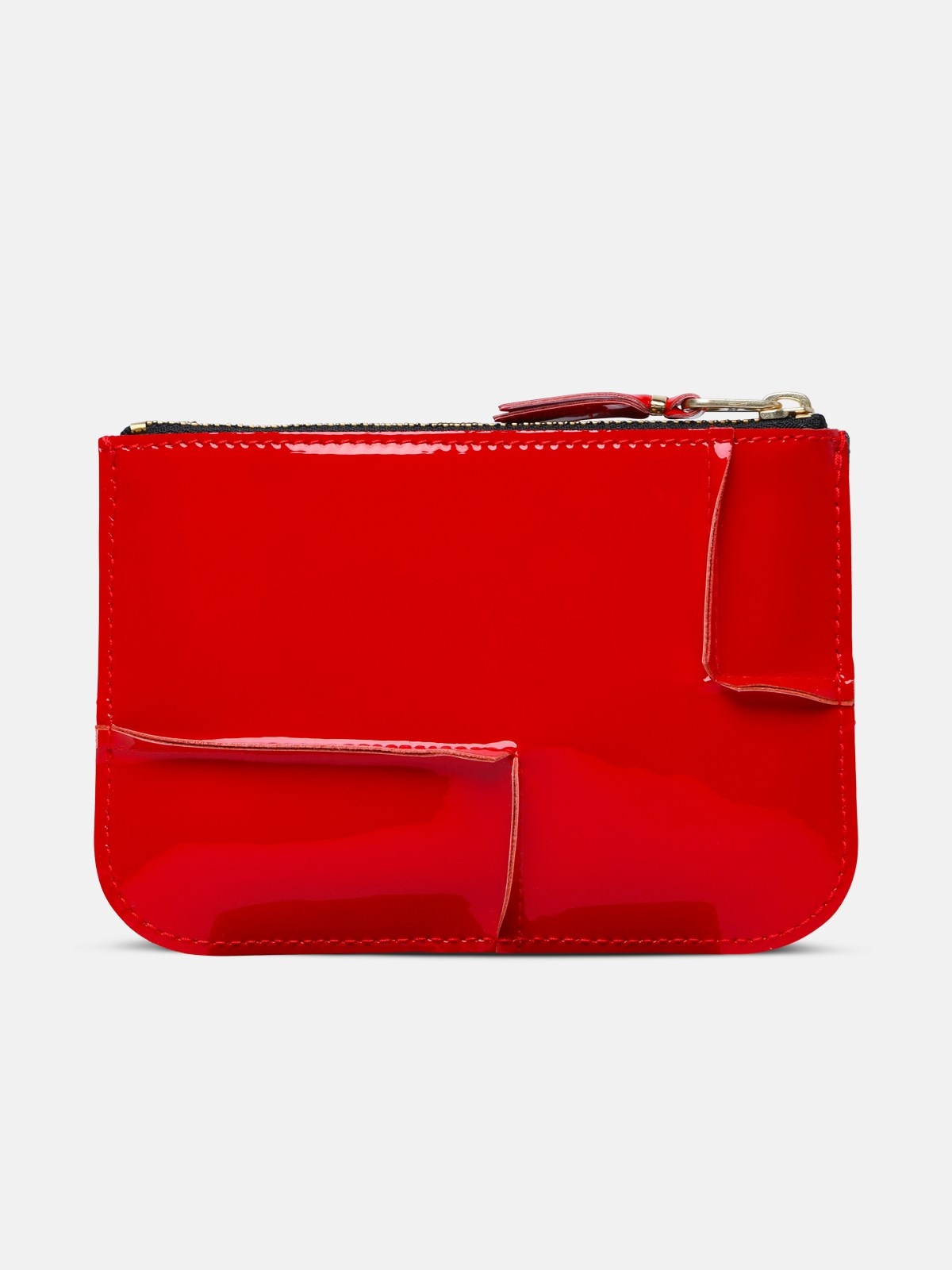 'MEDLEY' RED LEATHER CARD HOLDER - 3