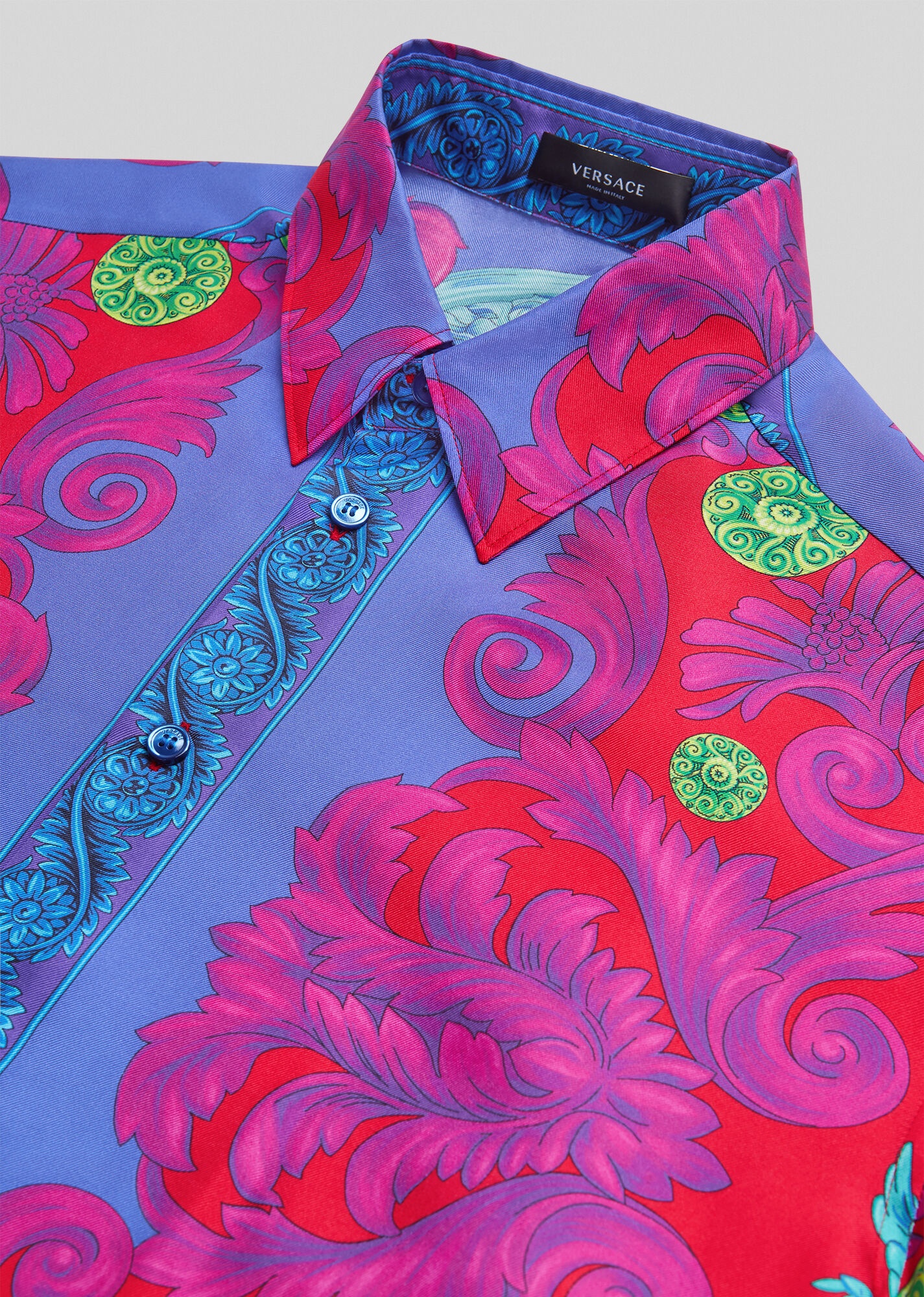 Medusa Trionfo Print Silk Shirt - 5