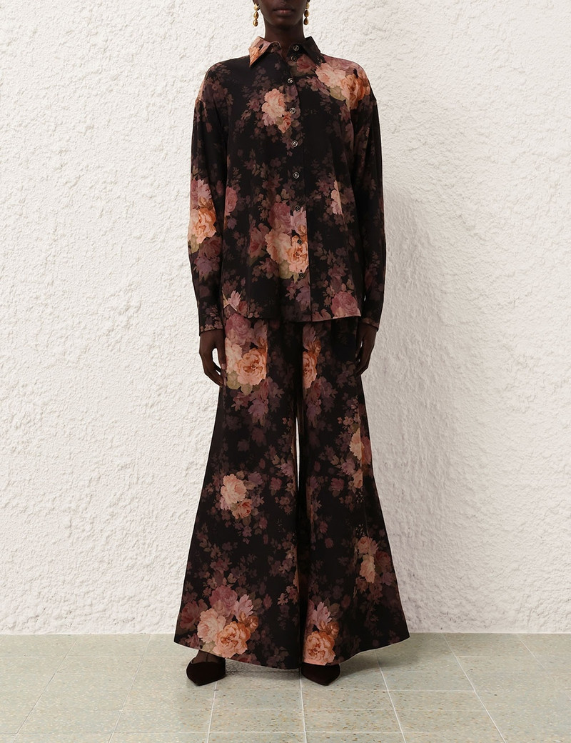 ILLUSTRATION LACE SCARF SHIRT 7