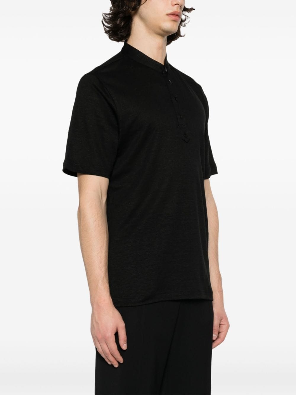 fine-knit slub T-shirt - 3