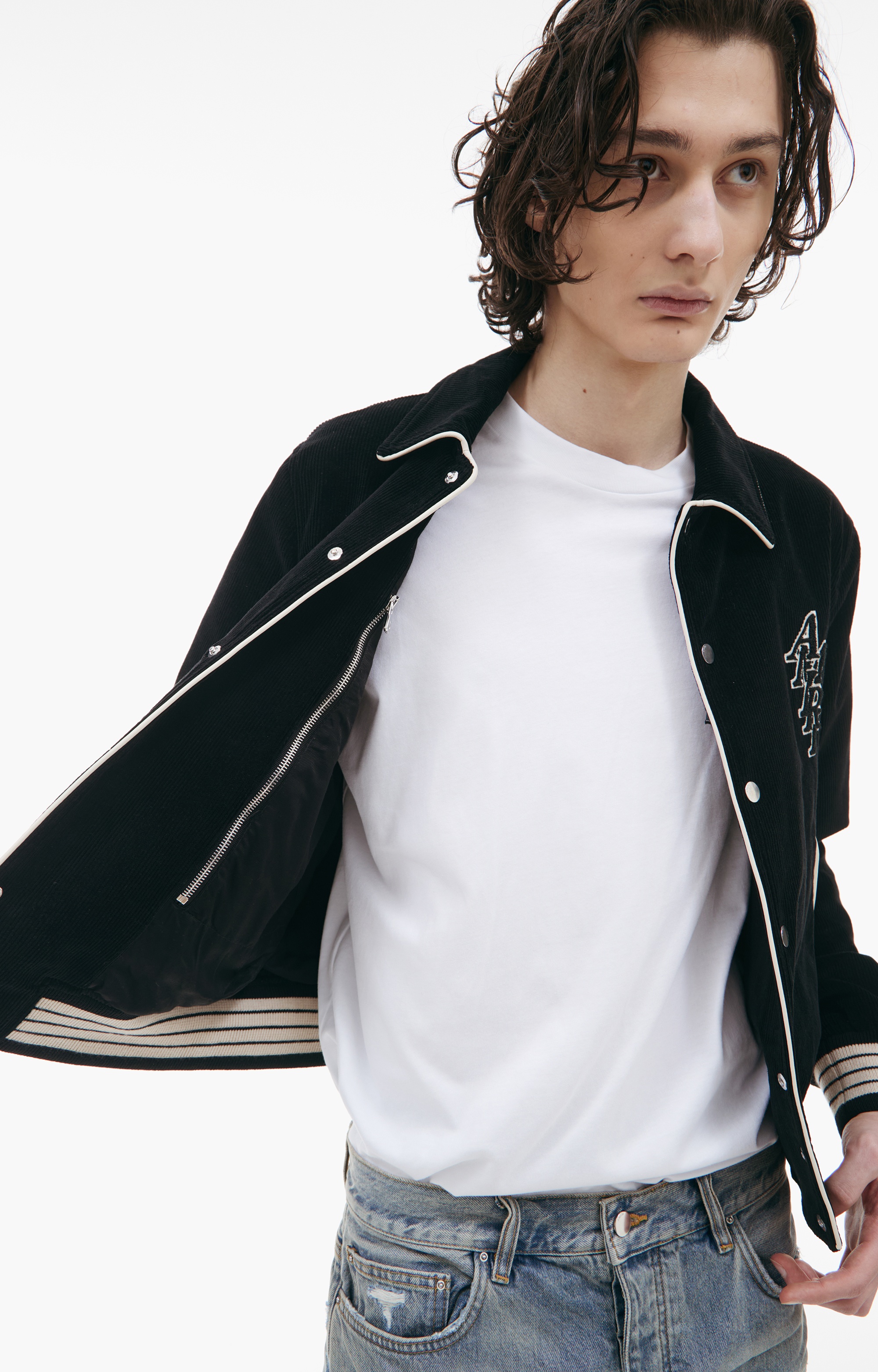 CORDUROY JACKET WITH BUTTONS - 4