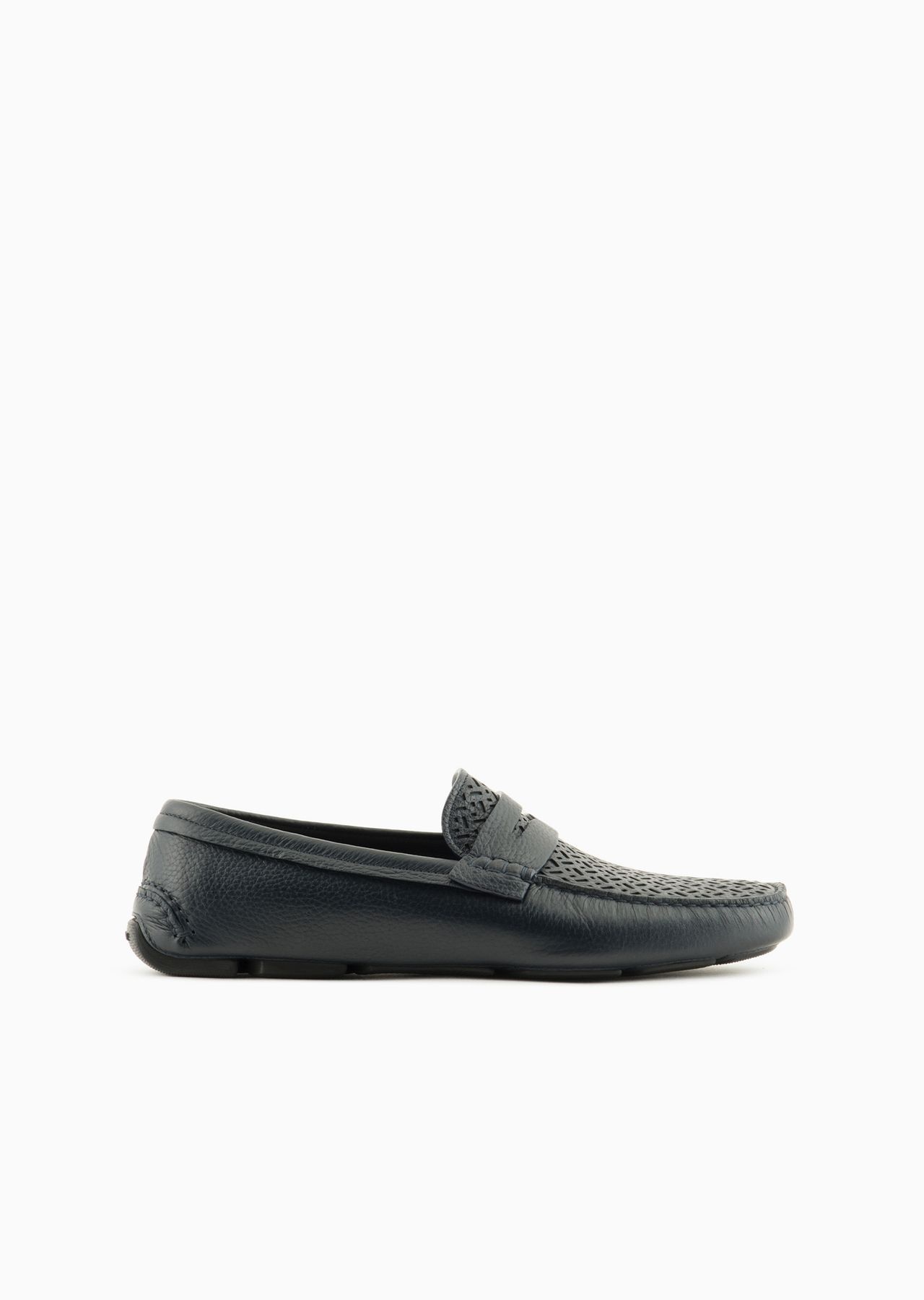 Deerskin and nappa-leather loafers - 1