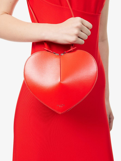 Alaïa Le Coeur leather cross-body bag outlook