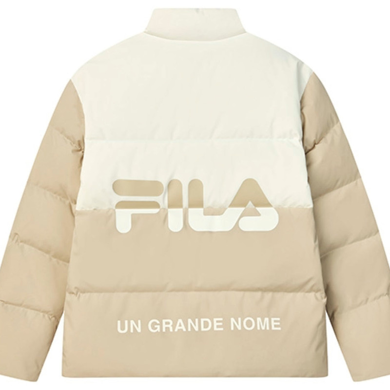 FILA FILA Down Jacket 'Beige White' F11U249903F-LK outlook
