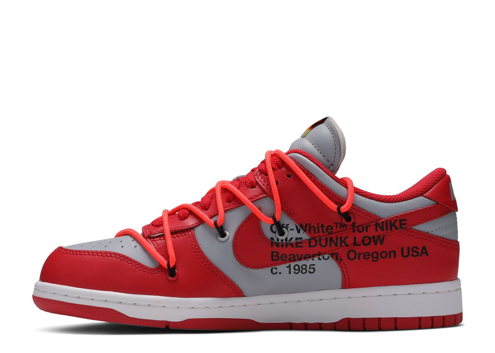 OFF-WHITE X DUNK LOW 'UNIVERSITY RED' - 4