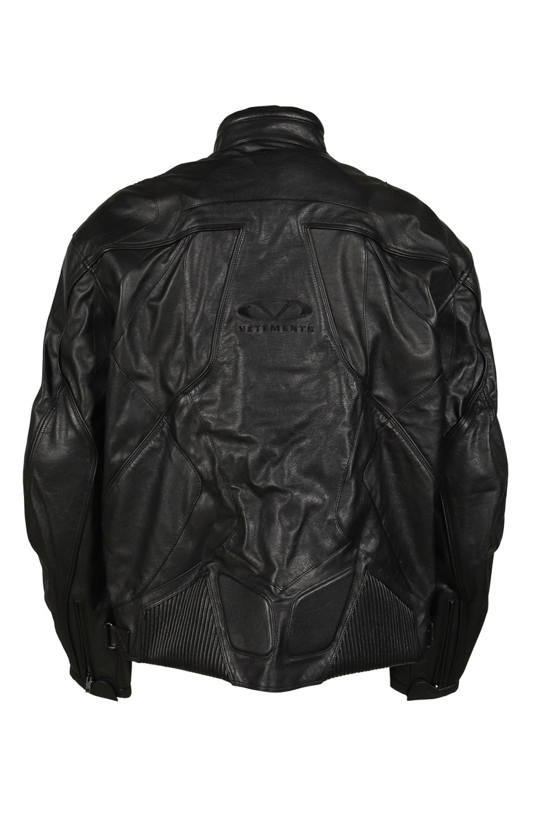VETEMENTS BOXY MOTO JACKET / BLK outlook