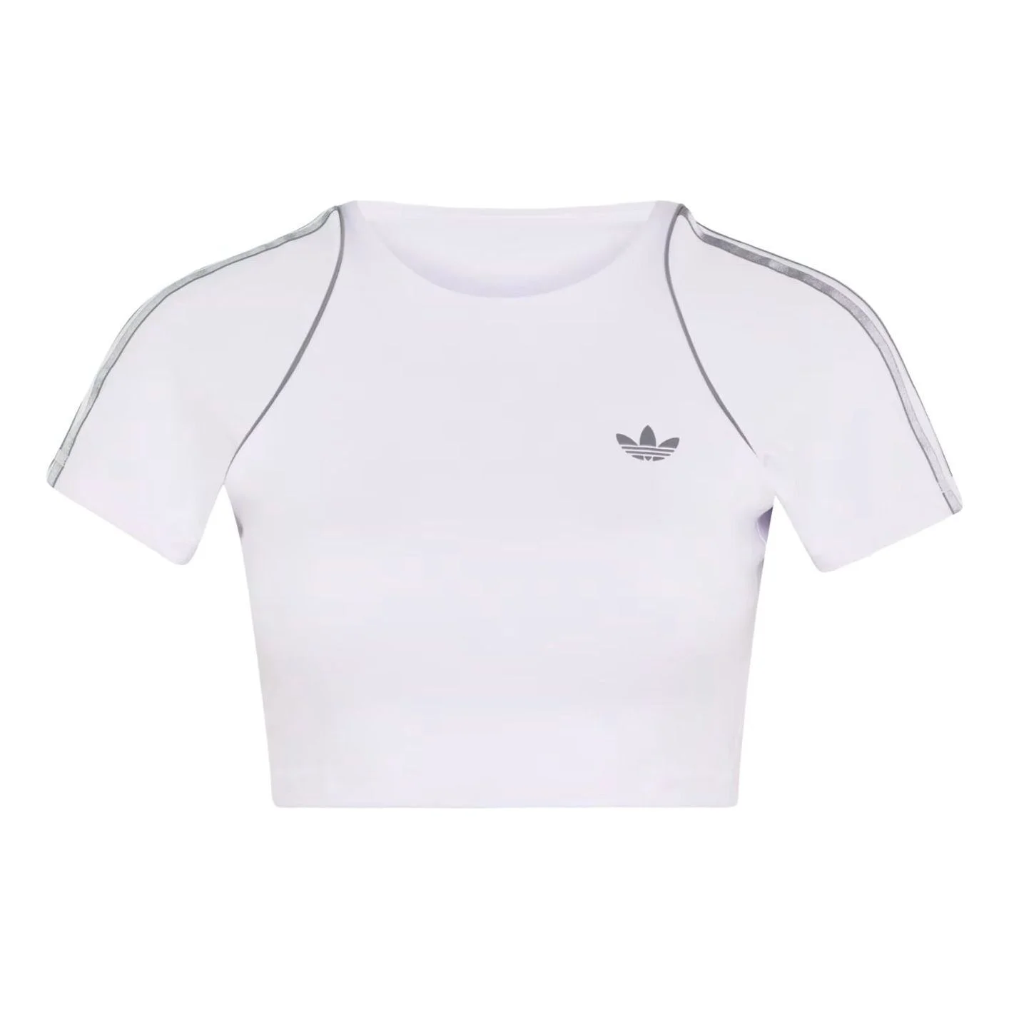 (WMNS) adidas Sport Superstar Bra T-Shirt Asia Sizing 'Frozen Purple' KW5795 - 1