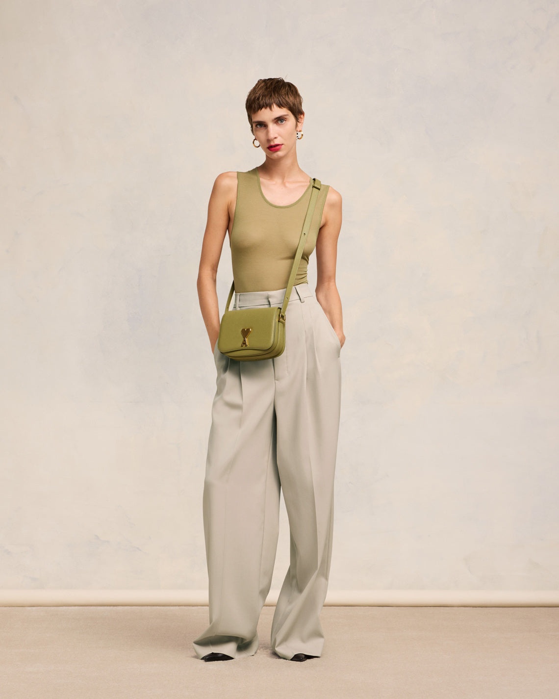 HIGH WAIST LARGE TROUSERS - 2