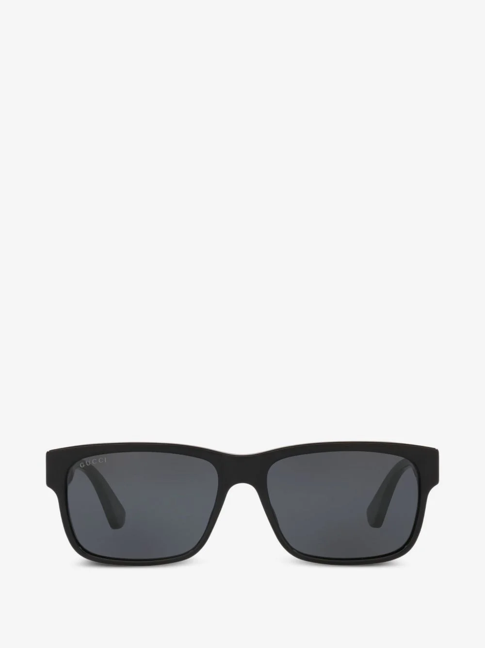 Web-stripe rectangle-frame sunglasses - 1