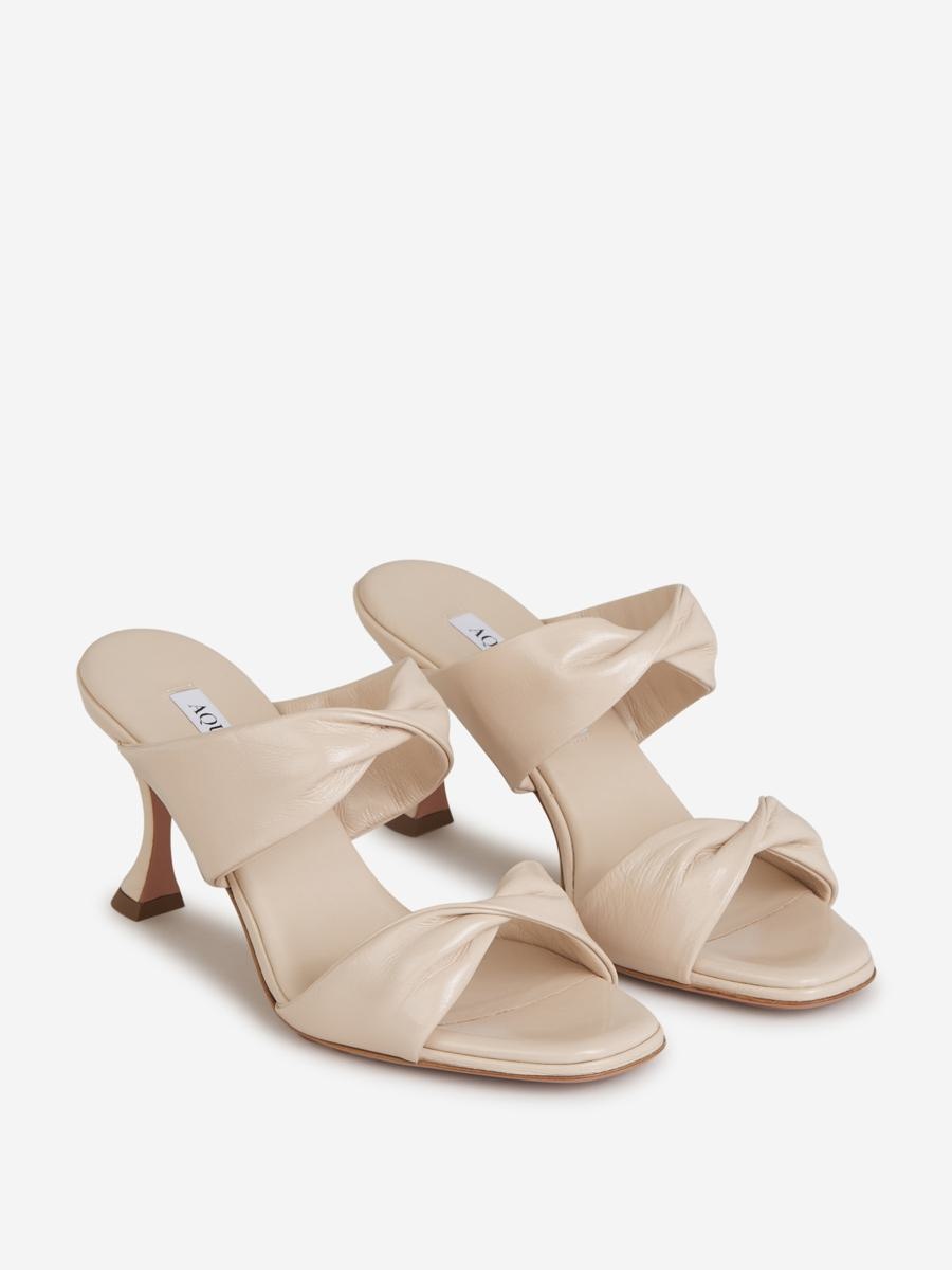 Aquazzura Twist Leather Sandals - 4