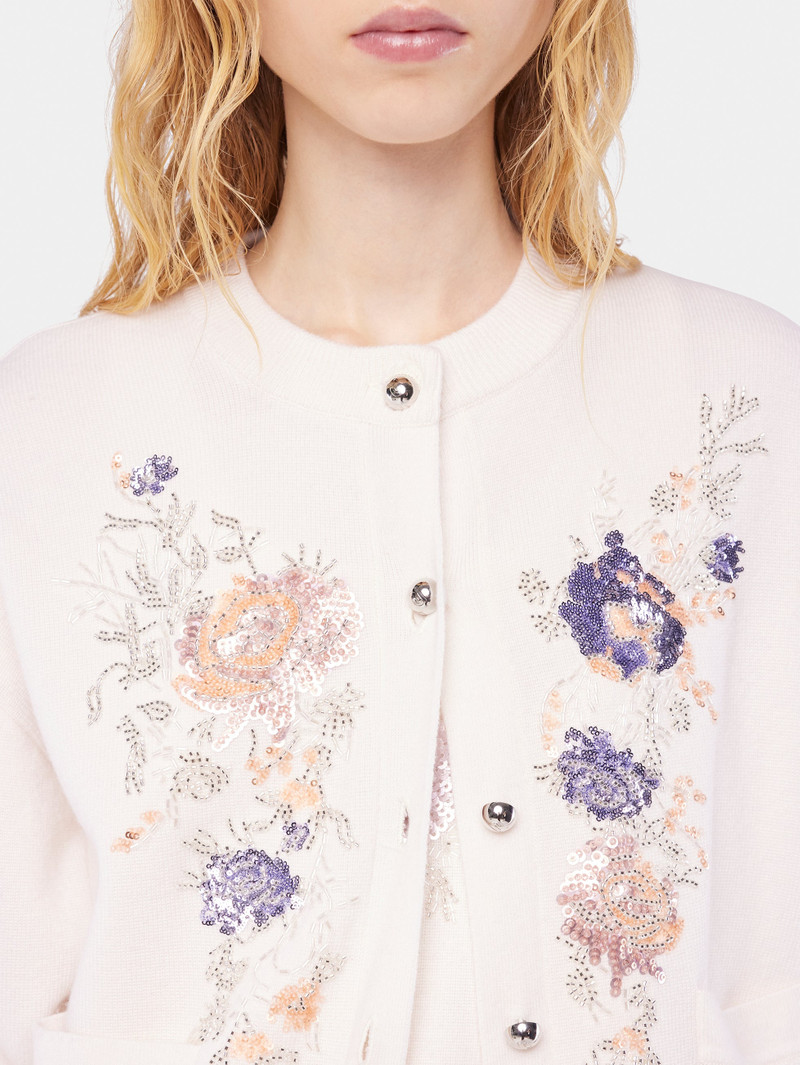 EMBROIDERED WOOL CARDIGAN 5