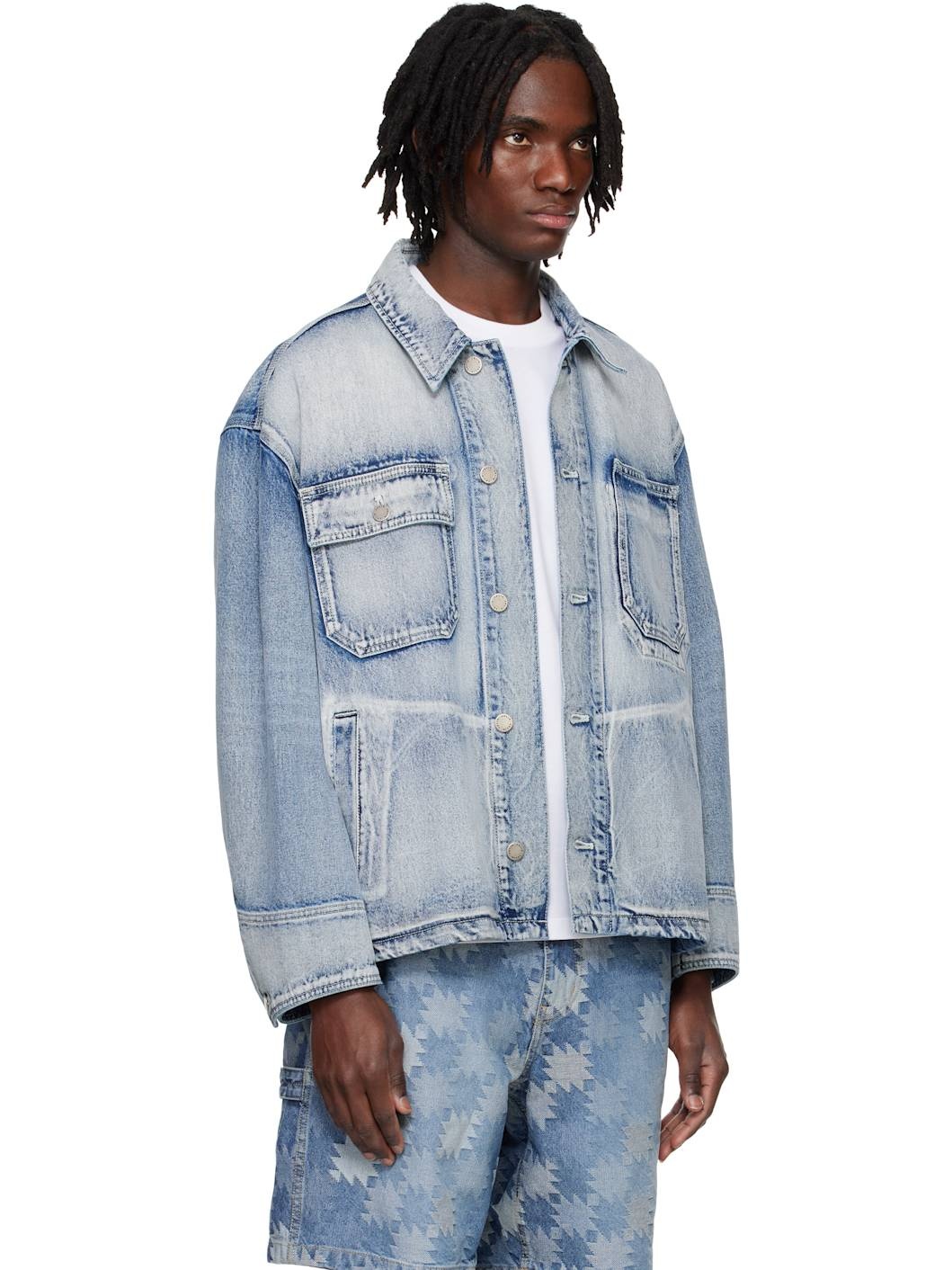 Blue Work Denim Jacket - 2