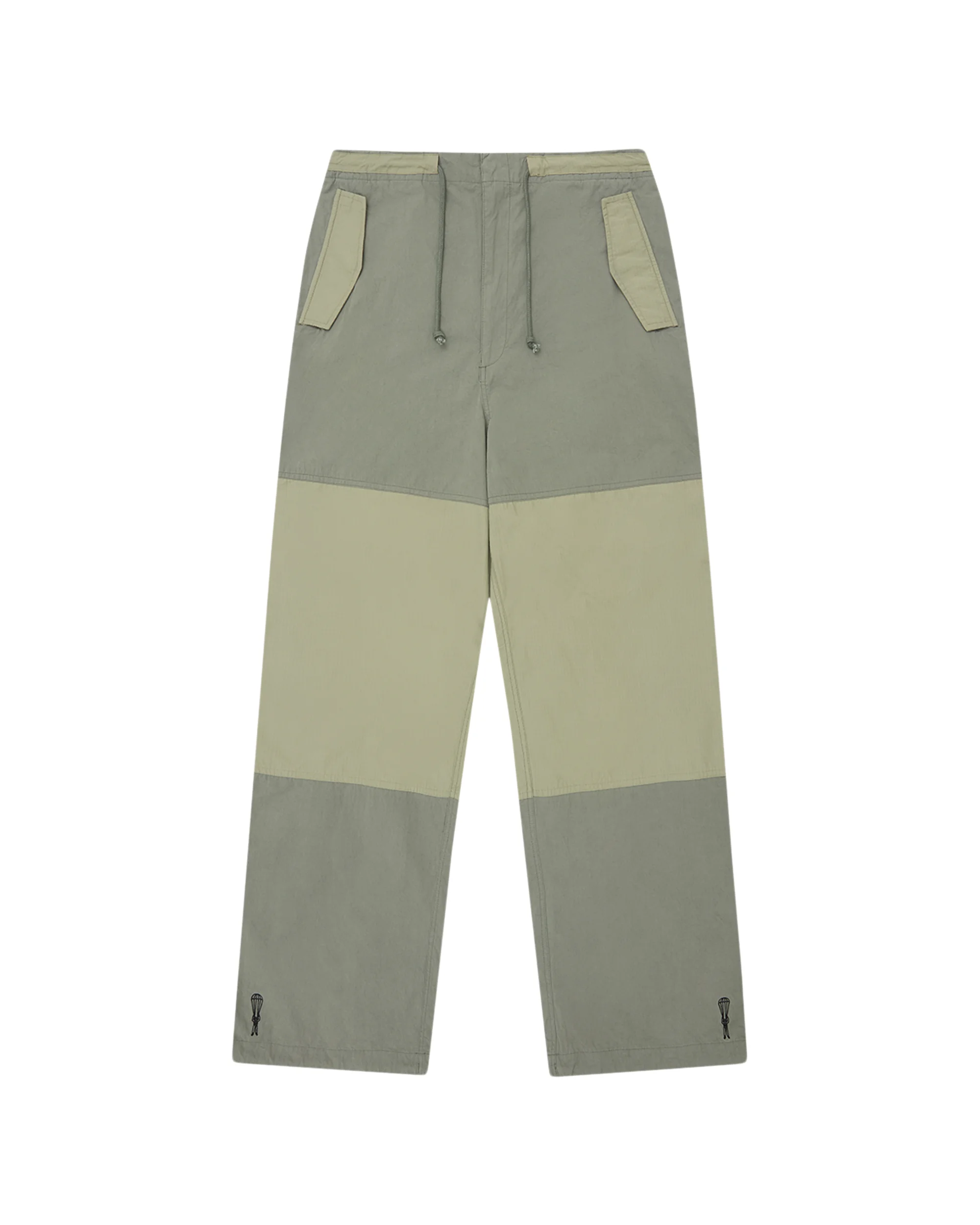 PANELLED PARACHUTE PANTS - 1
