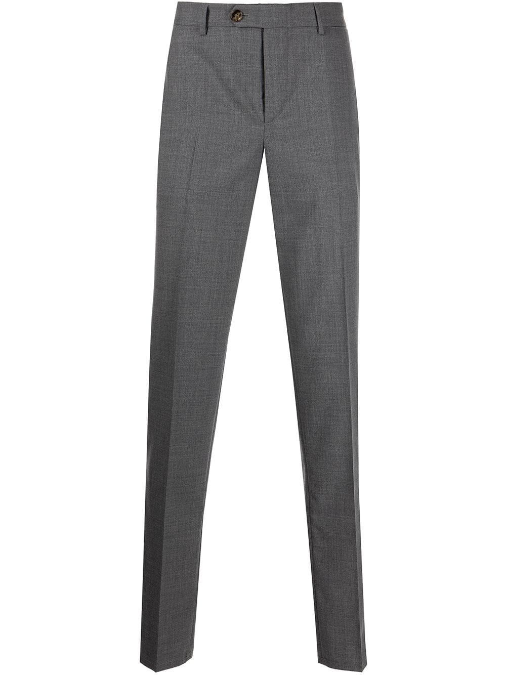 slim-fit tailored trousers - 1