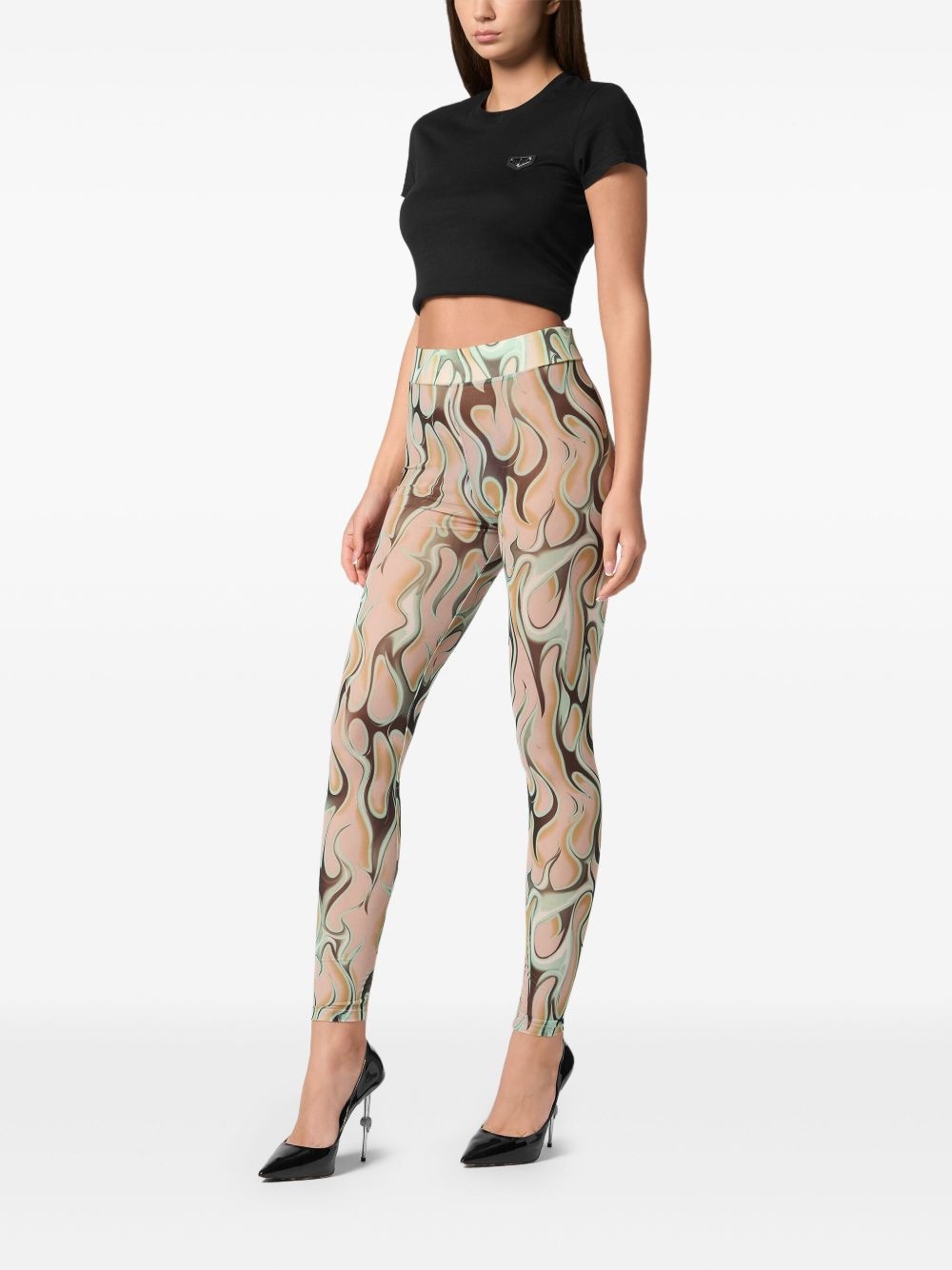 Flame leggings - 2