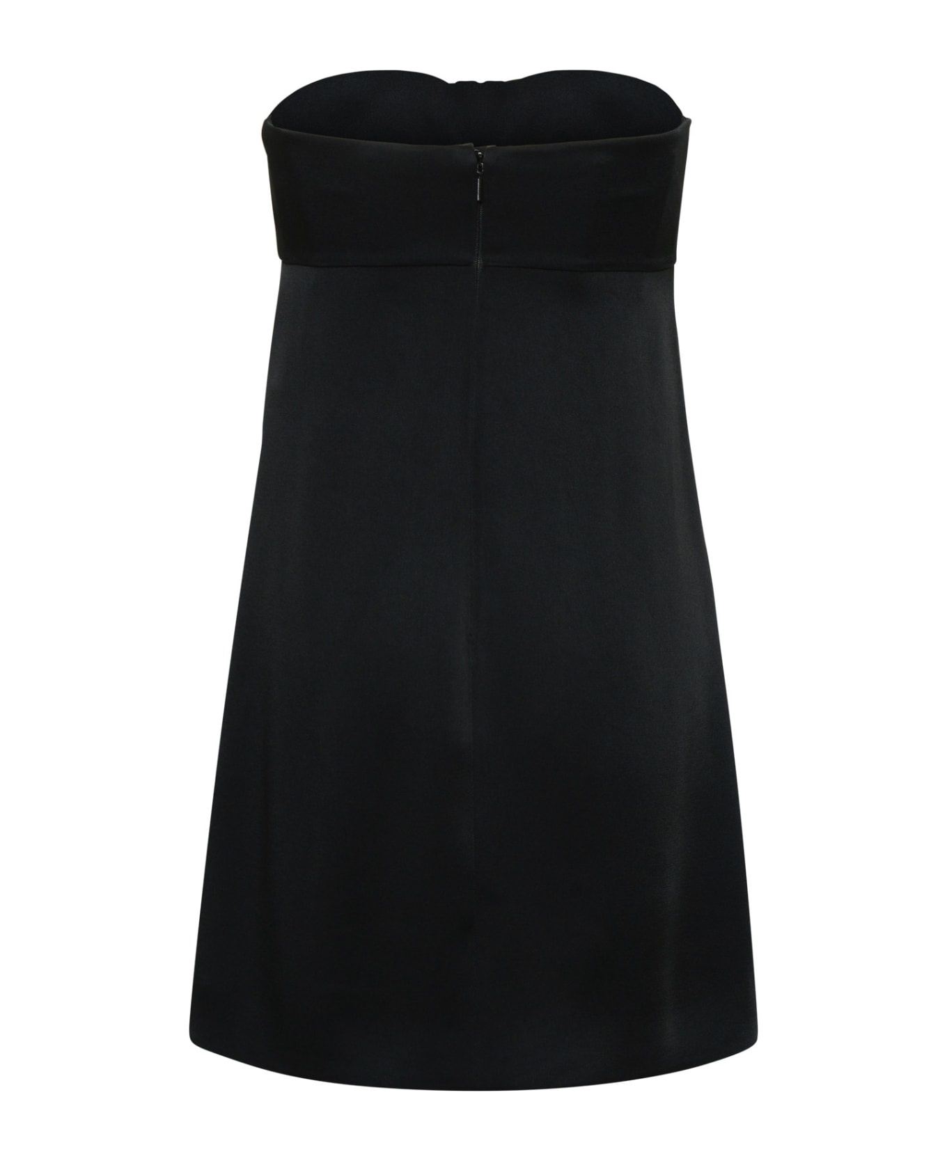 Black Acetate Dress - 3