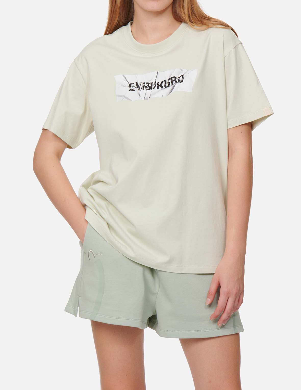 Crinkled Box Logo Print T-Shirt - 3