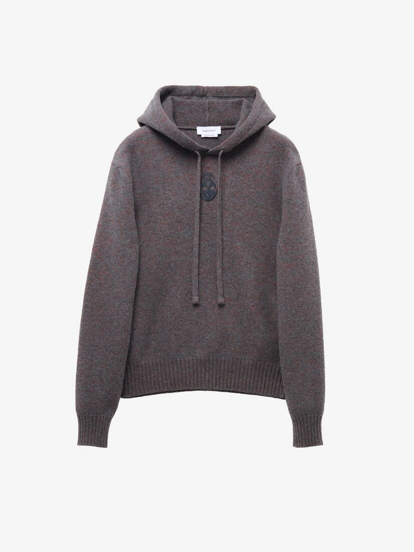 Skull Hooded Sweater - 1