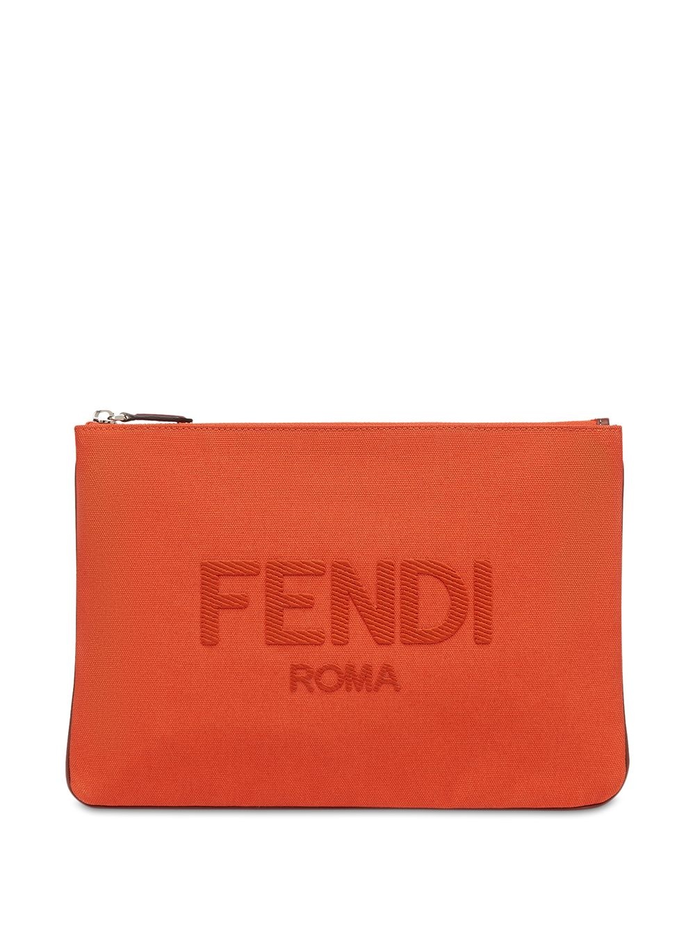 raised logo medium pouch - 1