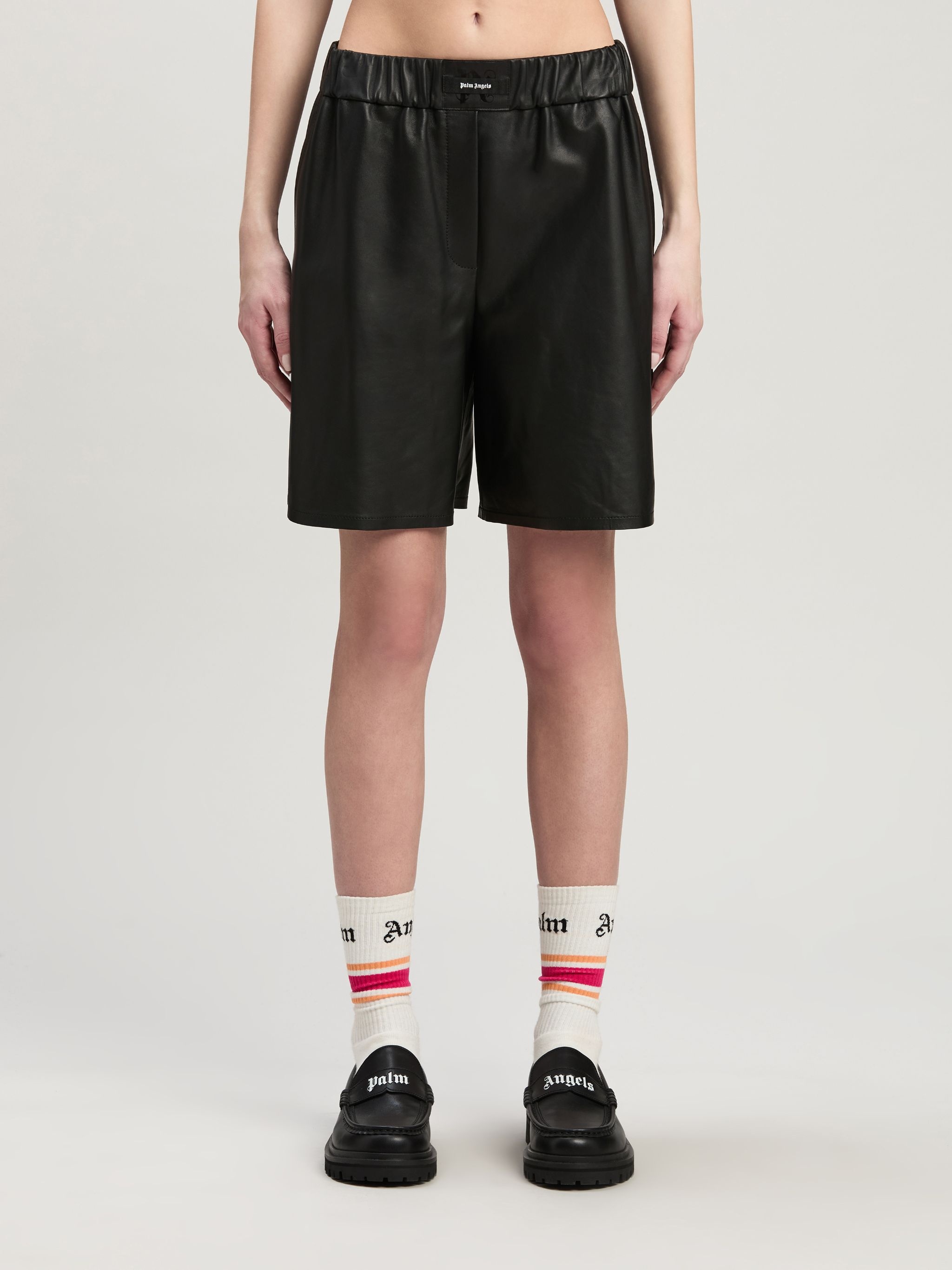 Monogram Leather Shorts - 3