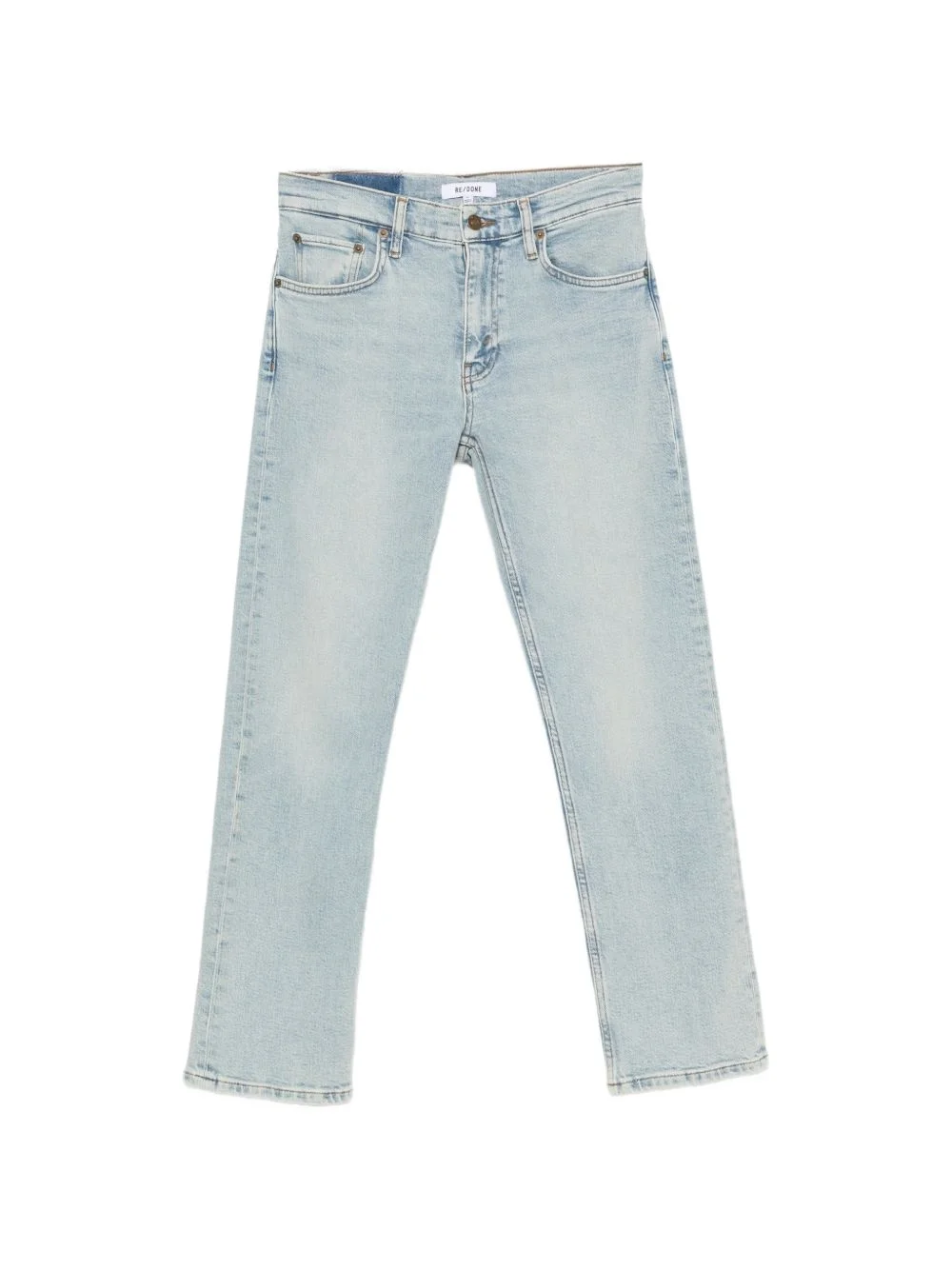 mid-wash jeans - 1