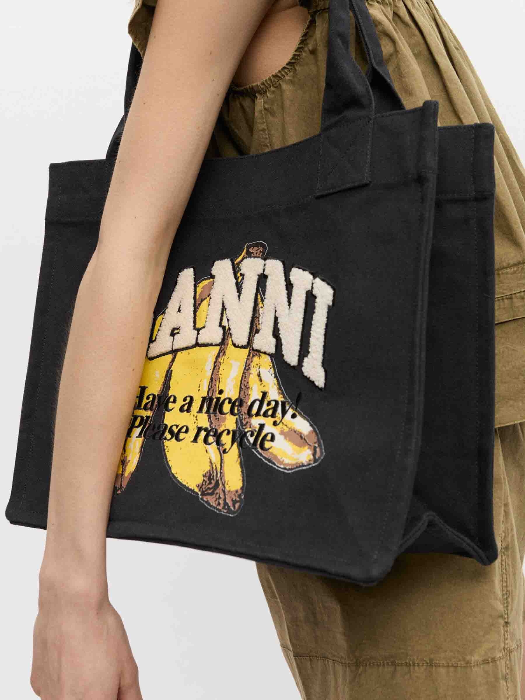 BANANA PRINT TOTE BAG - 3