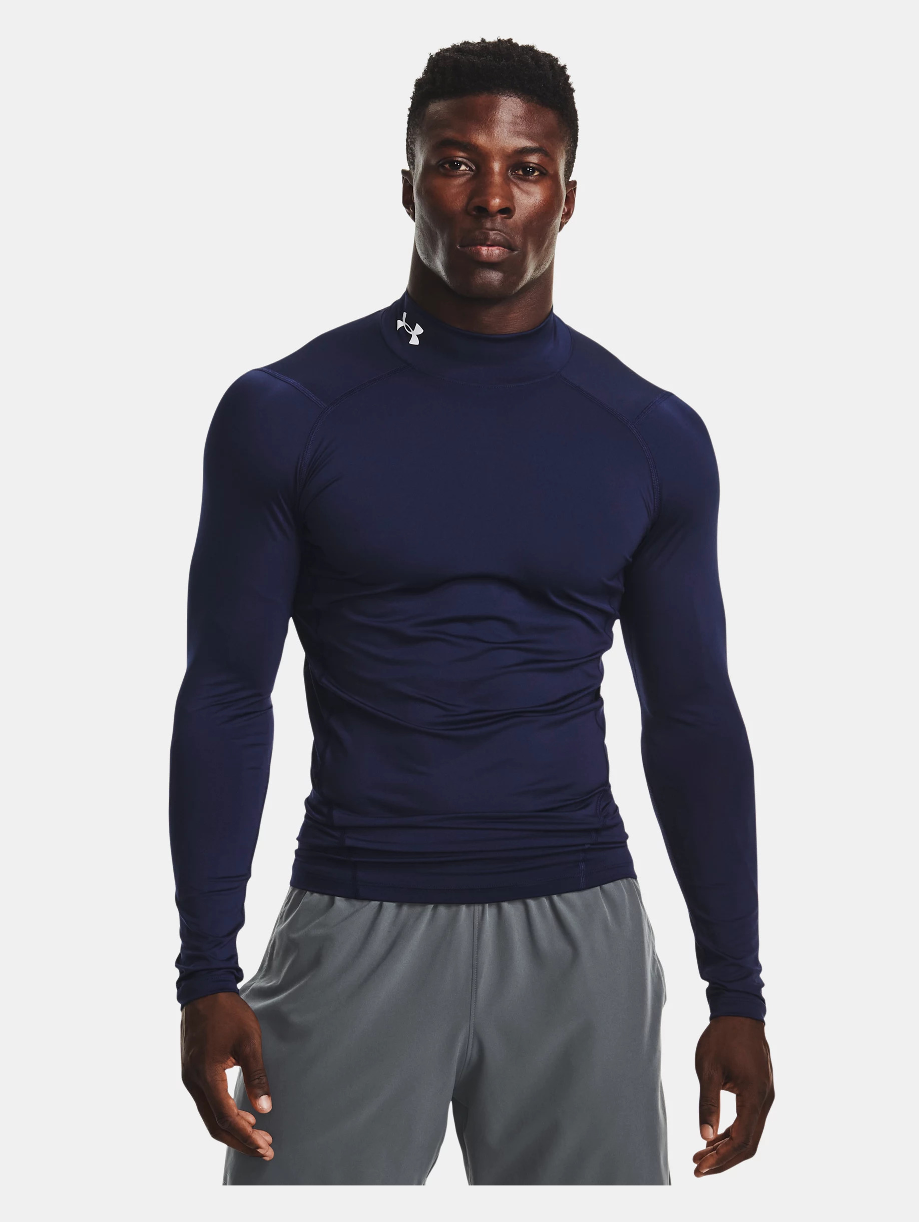 Men's HeatGear® Mock Long Sleeve - 2
