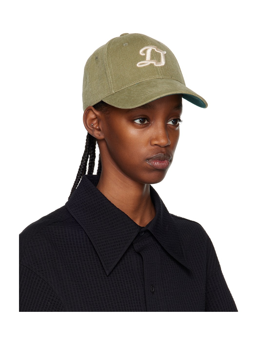 Khaki Cursive TRS Cap - 2