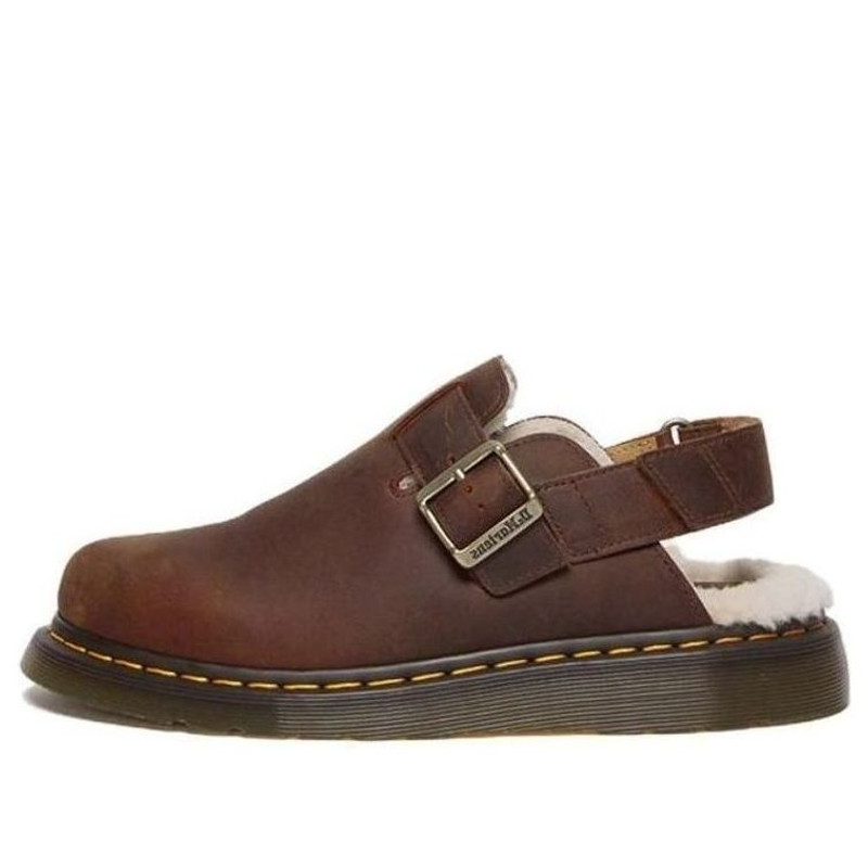 Dr. Martens Jorge II Faux Fur Lined Slingback Mules 'Warm Tan' 31060362 1