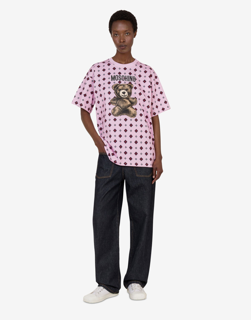 MOSCHINO TEDDY BEAR ORGANIC COTTON JERSEY T-SHIRT 1