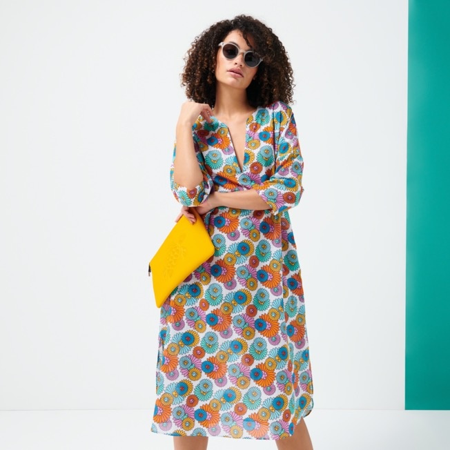 Women Cotton Cover-up Marguerites - 5