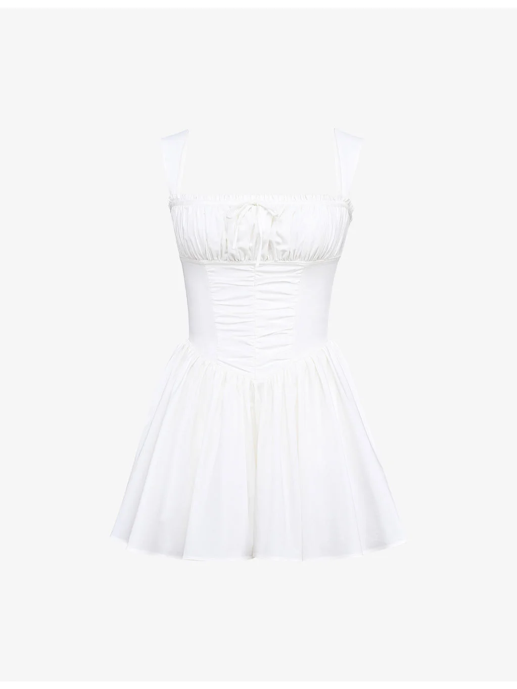 Ophelia Floral-Print Chiffon Mini Dress - 1