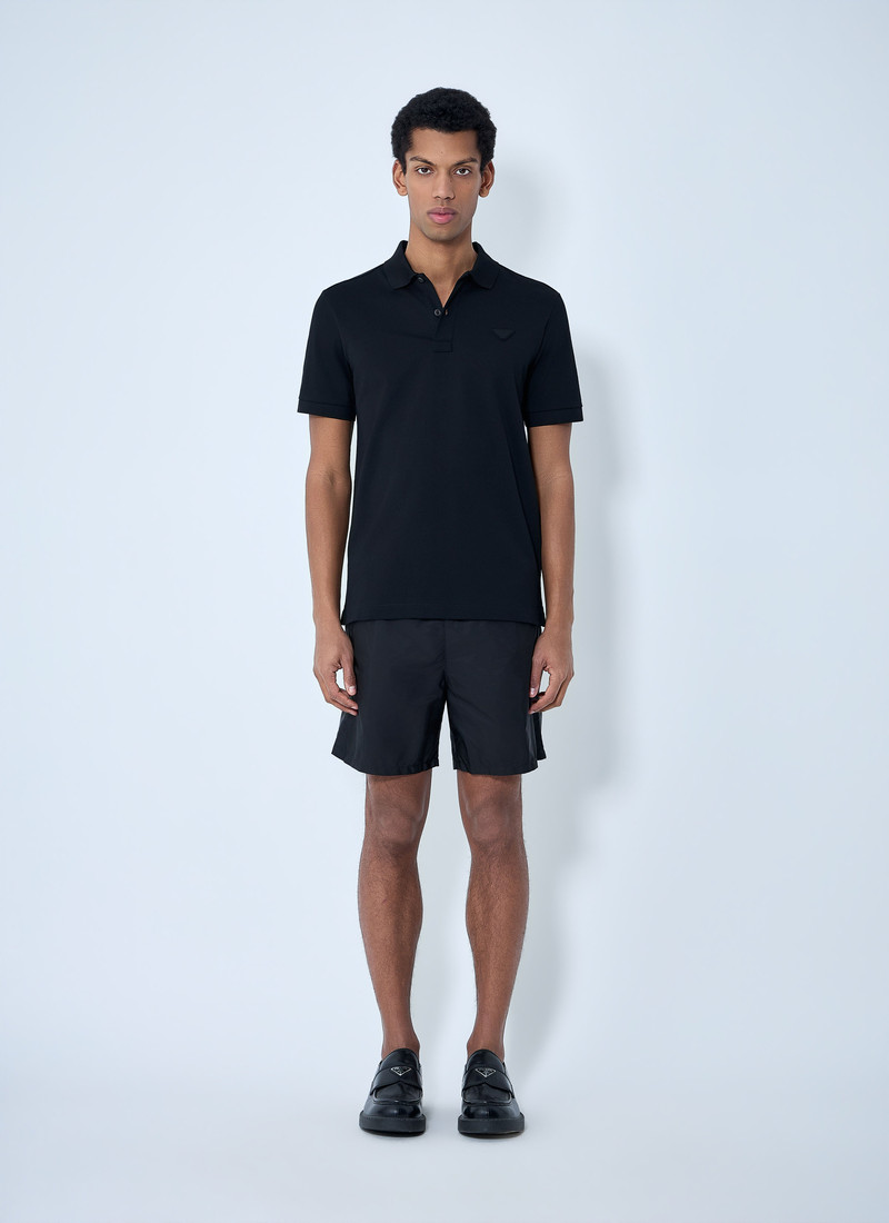 Prada Logo Motif Polo Shirt outlook