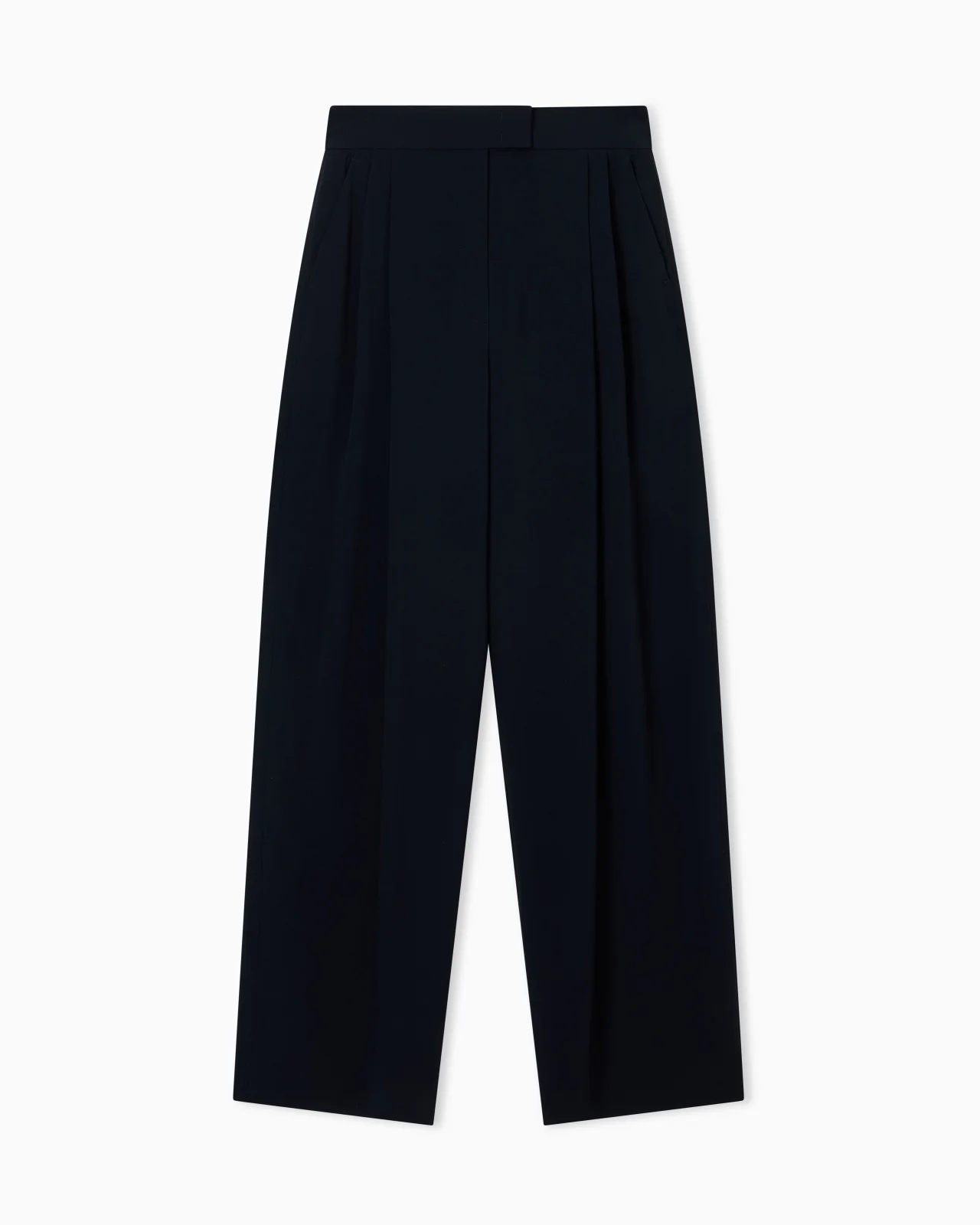 Envers-satin palazzo trousers with darts - 1