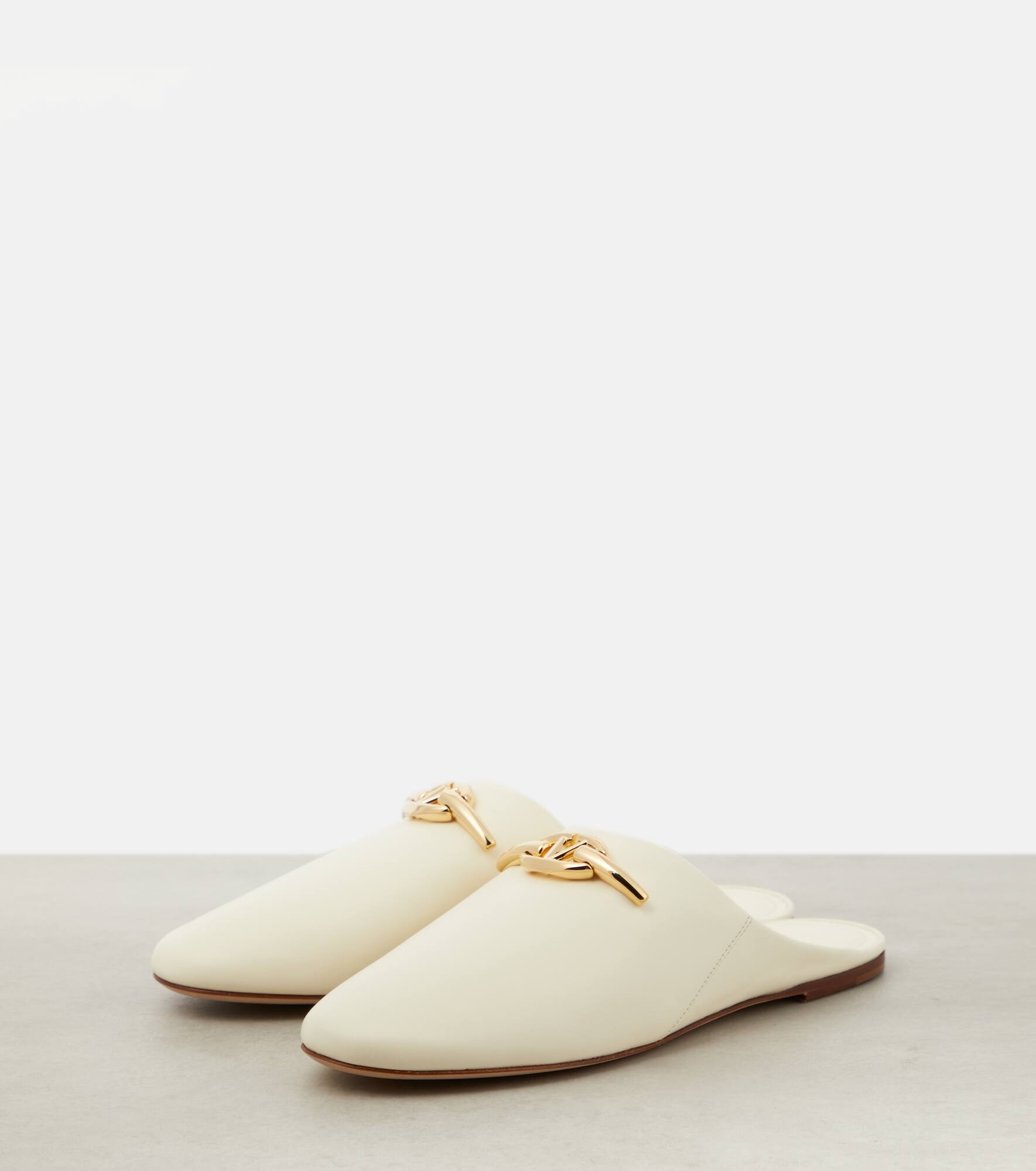 VLogo Gate leather mules - 5