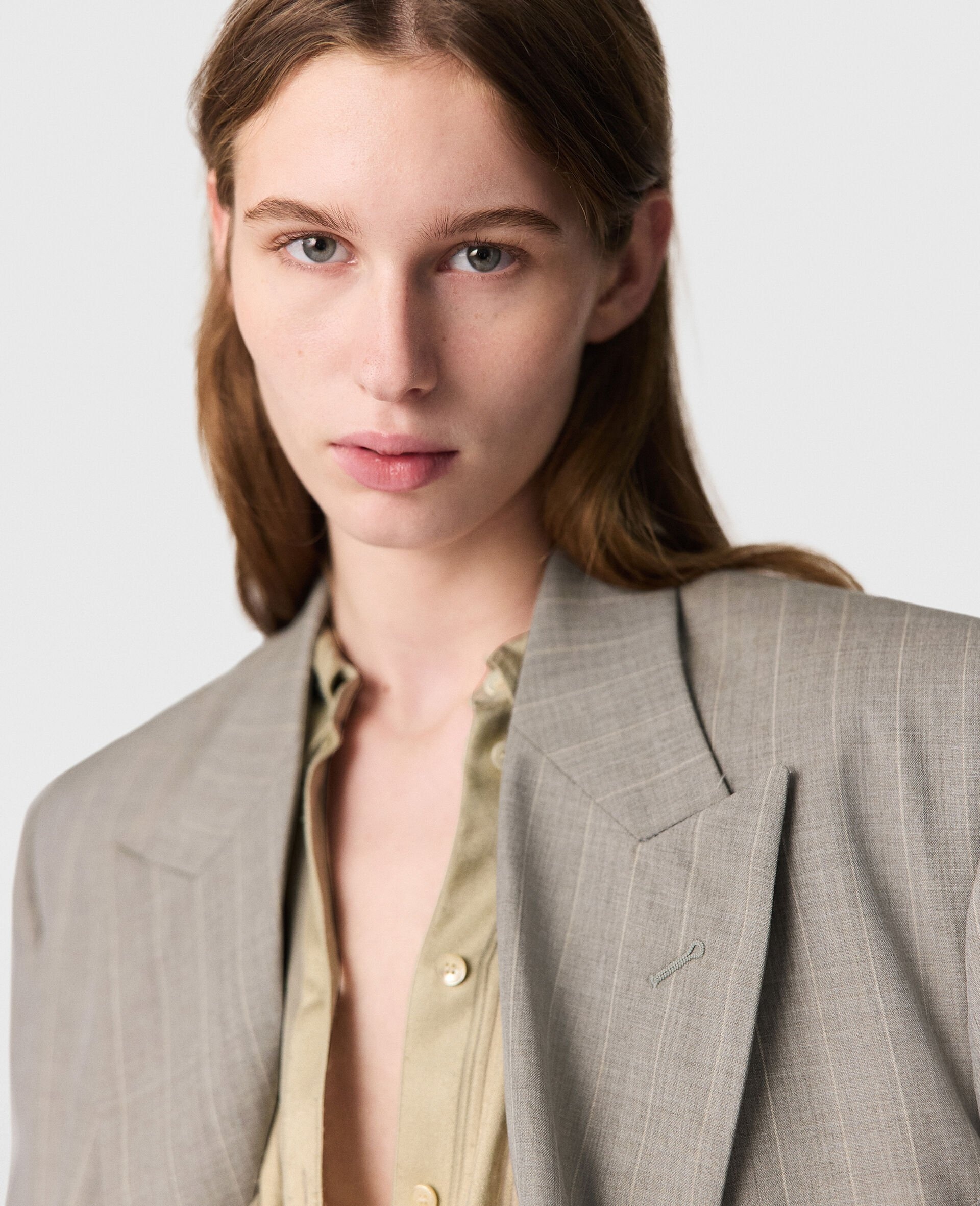 Oversized Double-Breasted Blazer - 8