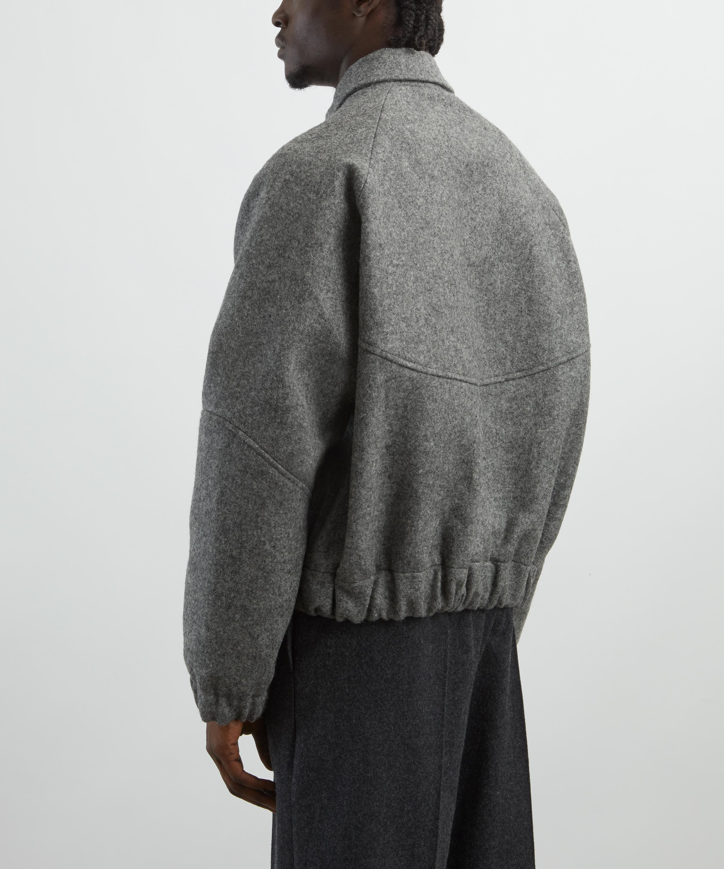 Jiji Marl Grey Wool Jacket - 4