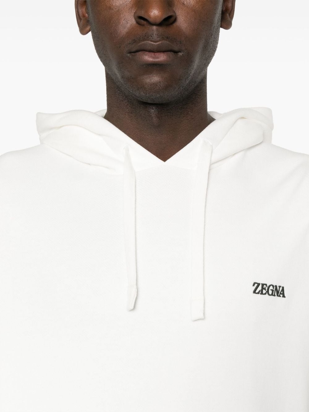 logo-embroidered hoodie - 5
