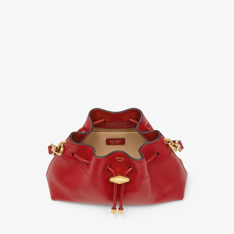 Cinch S
Ruby Red Leather Handbag 5