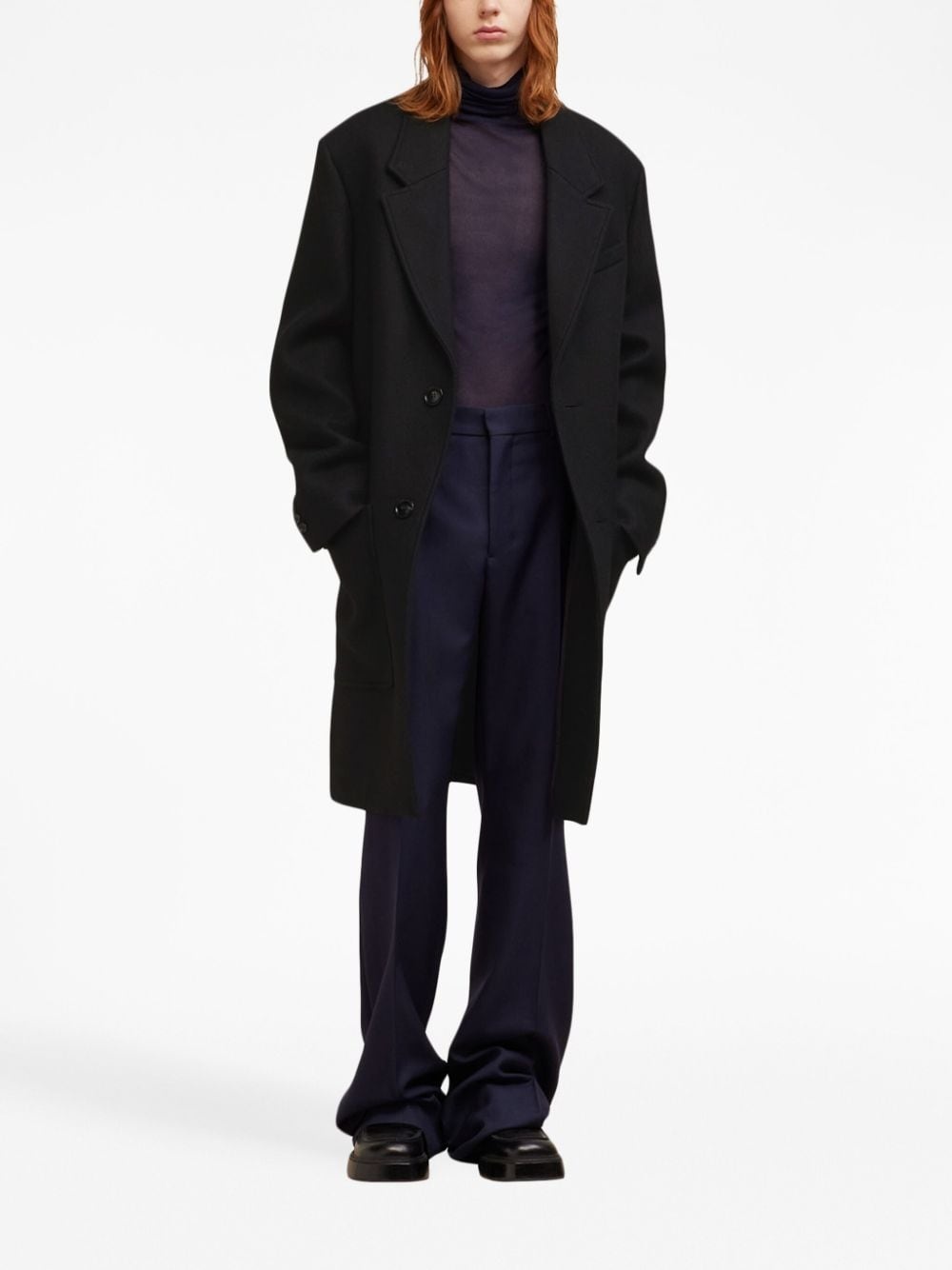 single-breasted coat - 2