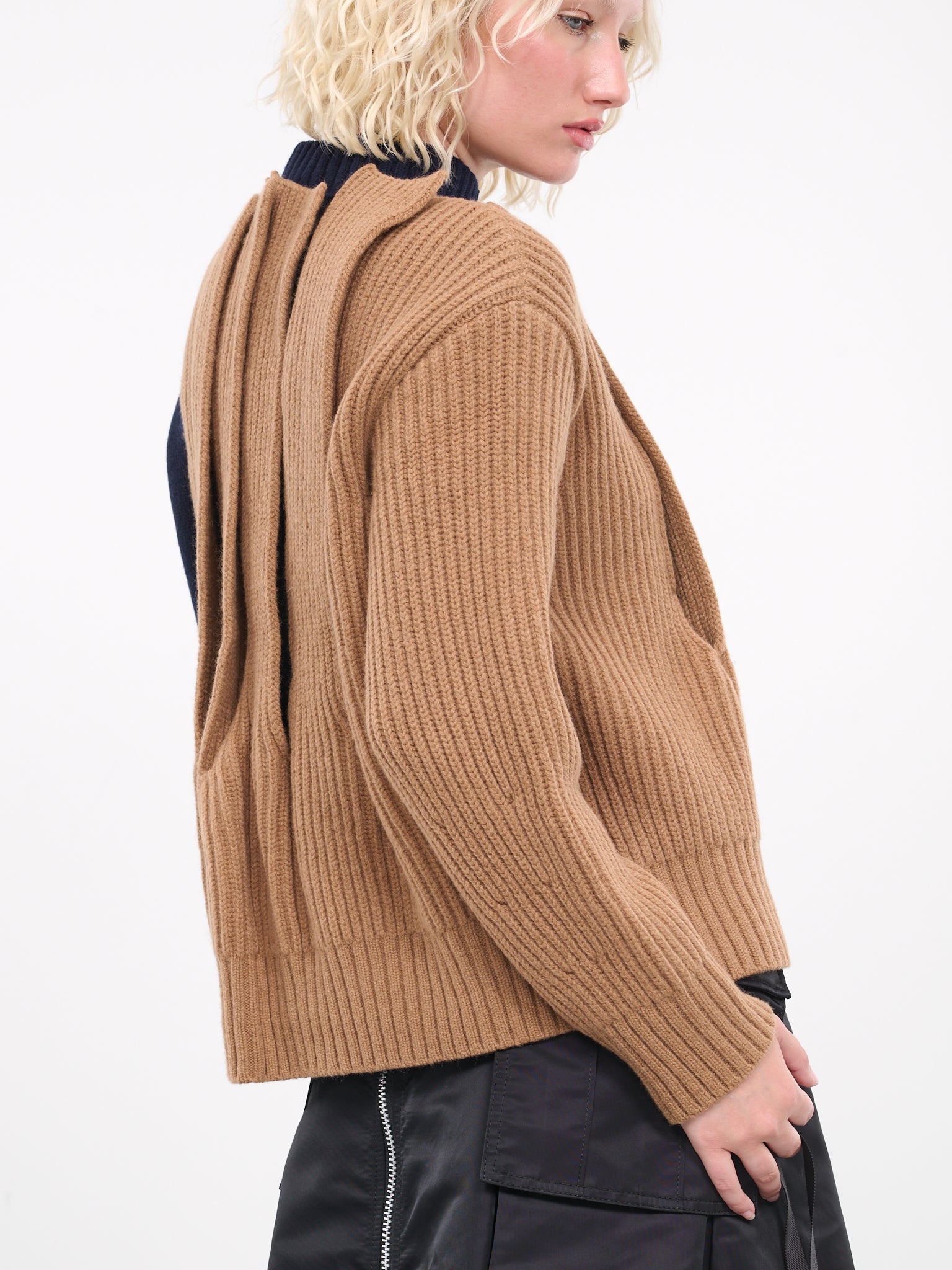 Wool Knit Blouson - 5