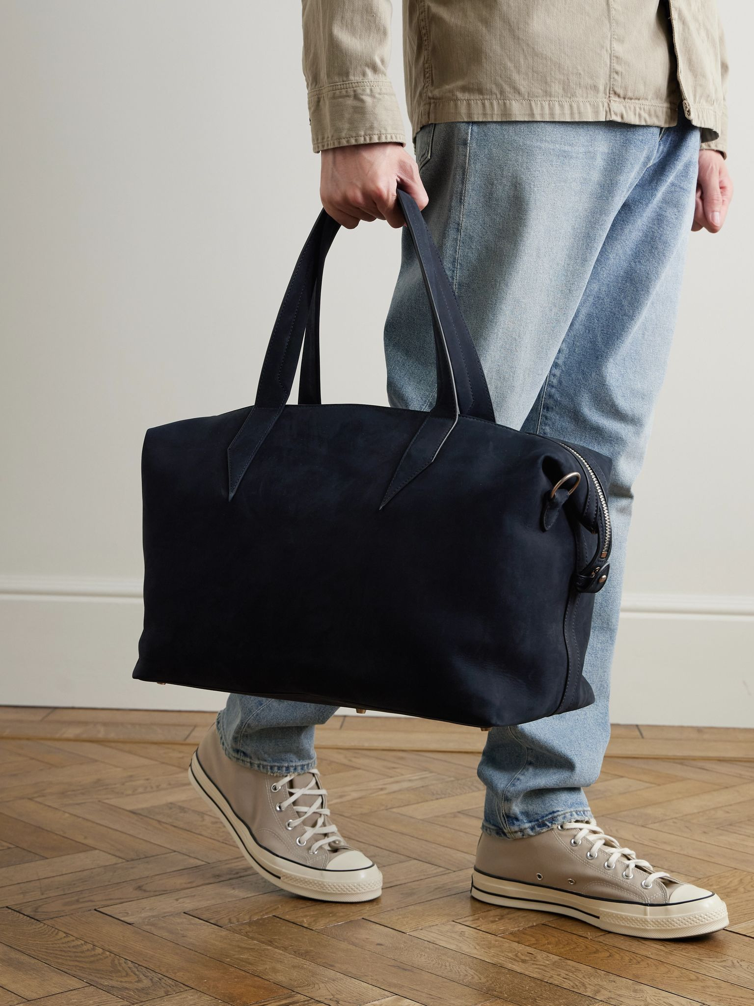 Nomad All Day Nubuck Weekend Bag Navy - 6