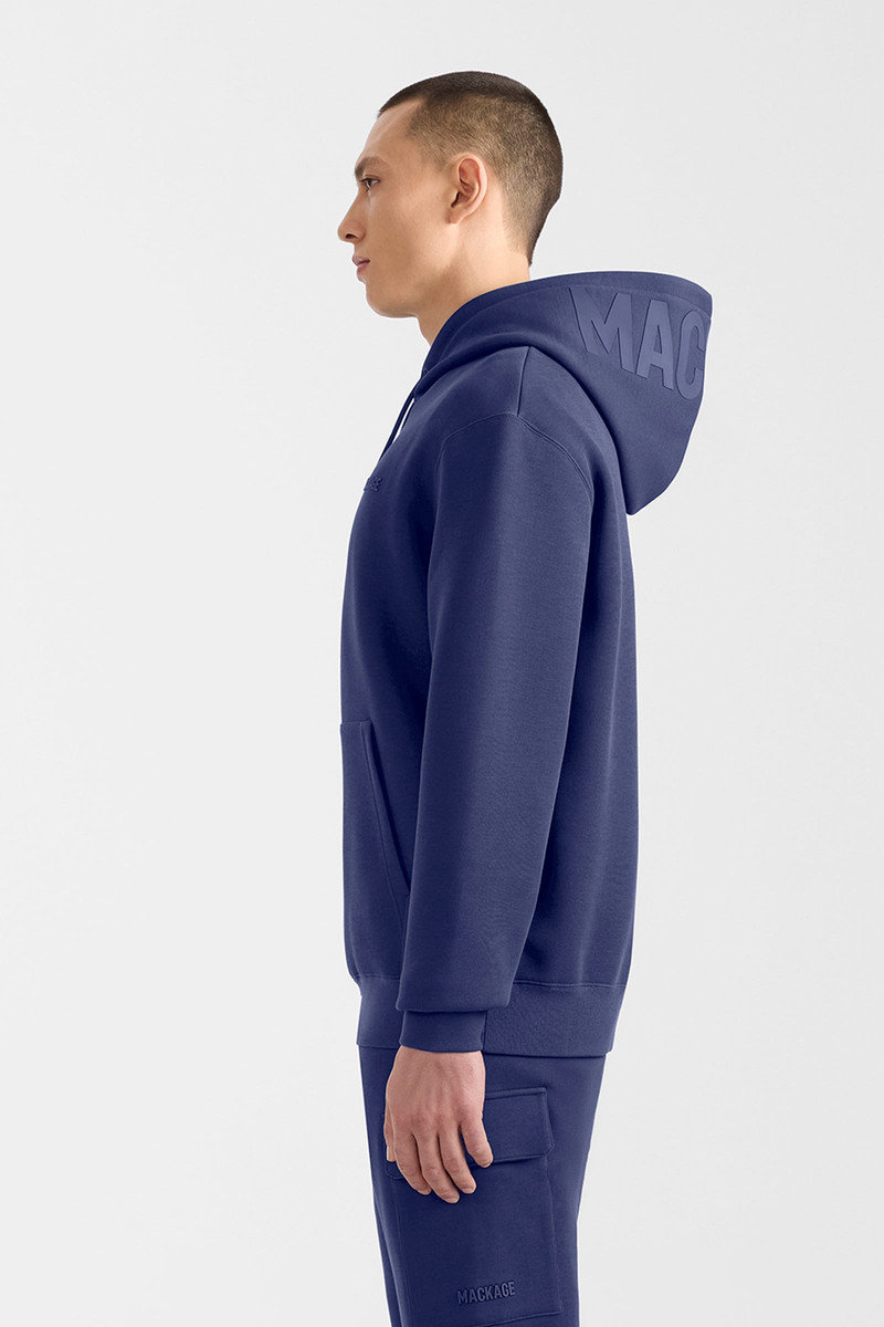 KOLTON-Z Double-Face Jersey Logo Hoodie 4