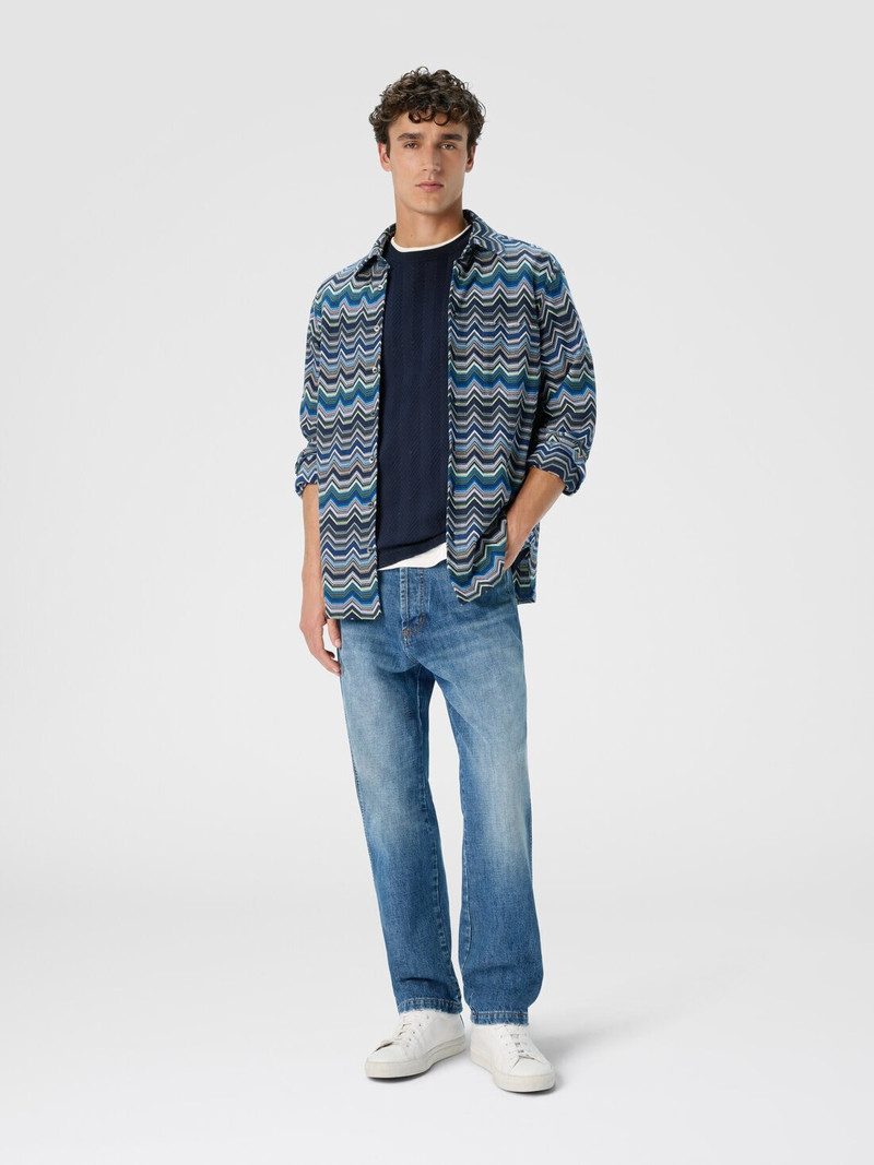 Missoni Long Sleeve Shirt with Geometric Zigzag outlook